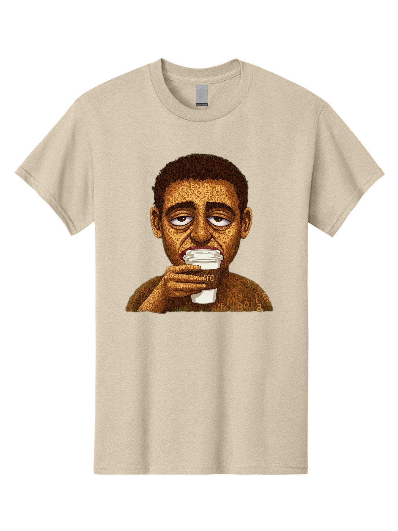 Tyler-The-Creator Men'S Graphic Tee, 100% Cotton, Comfortable Casual Summer Wear, Machine Washable, Tame Impala Lead Singer, Kevin Parker, Drinking Coffee, Psychedelic Art, Typography, Abstract Portrait, Indie Rock, Music Icon, Bac529 10