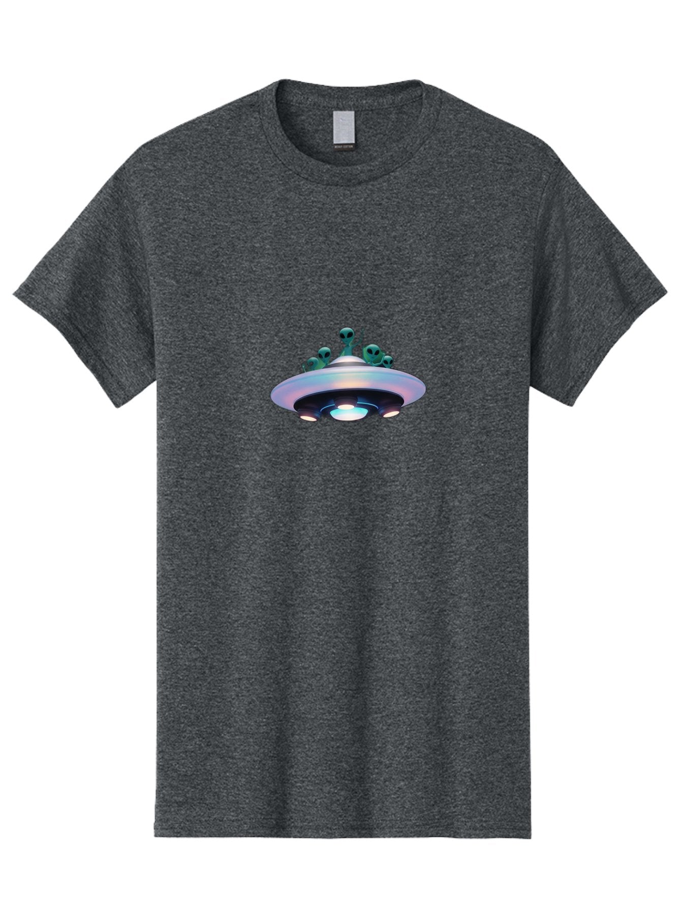 Ufo-With-Aliens-1 Men'S Graphic Tee, 100% Cotton, Comfortable Casual Summer Wear, Machine Washable, Ufo, Aliens, Extraterrestrial, Flying Saucer, Space Invasion, Alien Abduction, Sci-Fi, Futuristic, Otherworldly, Spaceship, Paranormal Activity Bac535 8