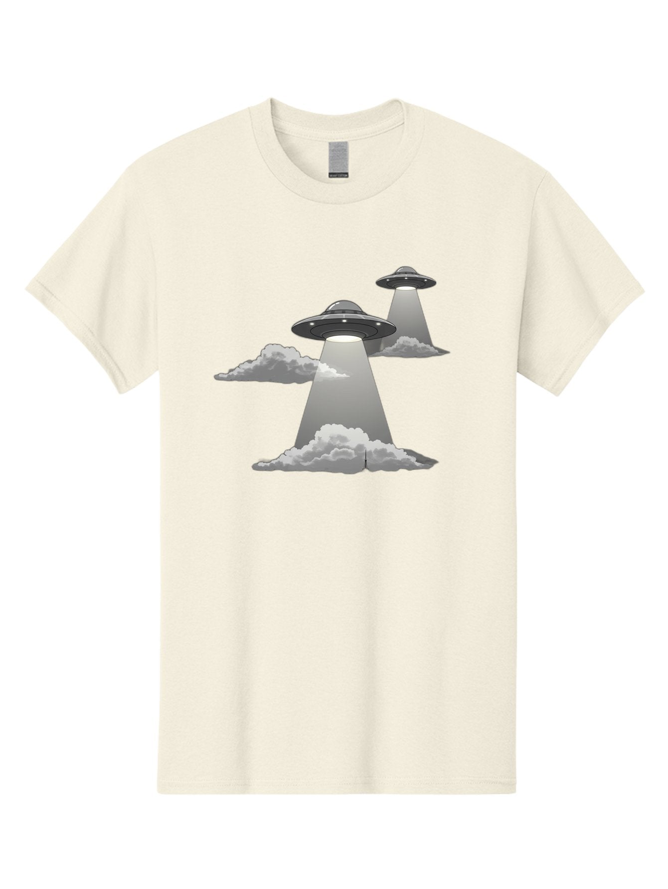 Ufos Men'S Graphic Tee, 100% Cotton, Comfortable Casual Summer Wear, Machine Washable, Ufo Invasion, Alien Spacecraft, Flying Saucers, Mysterious Lights, Cloudy Atmosphere, Science Fiction, Extraterrestrial, Paranormal Activity, Bac542 8