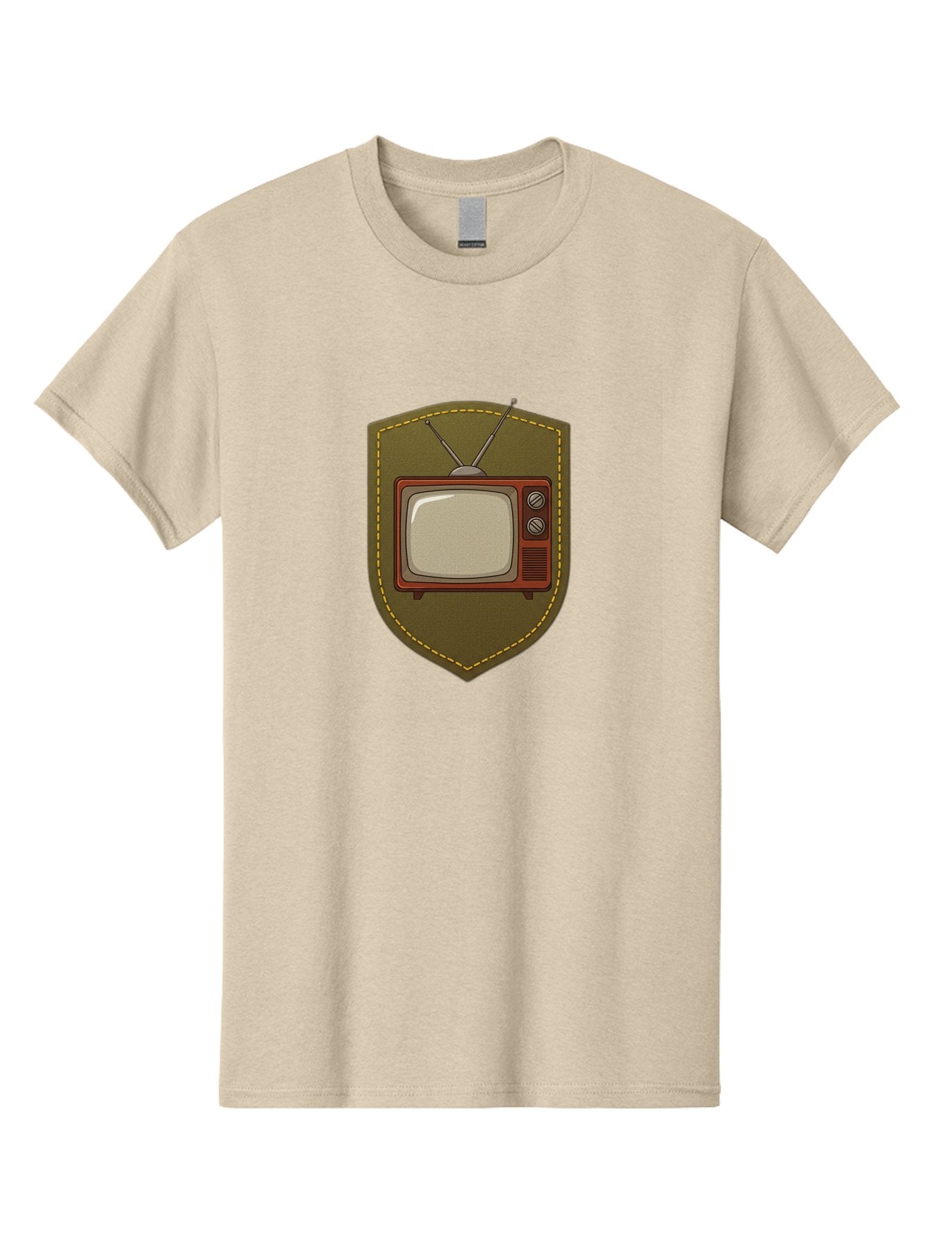 Vintage-Tv-1 Men'S Graphic Tee, 100% Cotton, Comfortable Casual Summer Wear, Machine Washable, Vintage Television, Retro Tv, Classic Screen, Old-School Technology, Nostalgic Entertainment, Retro Electronics, Vintage Gadget, Old Tv Set, Bac549 4
