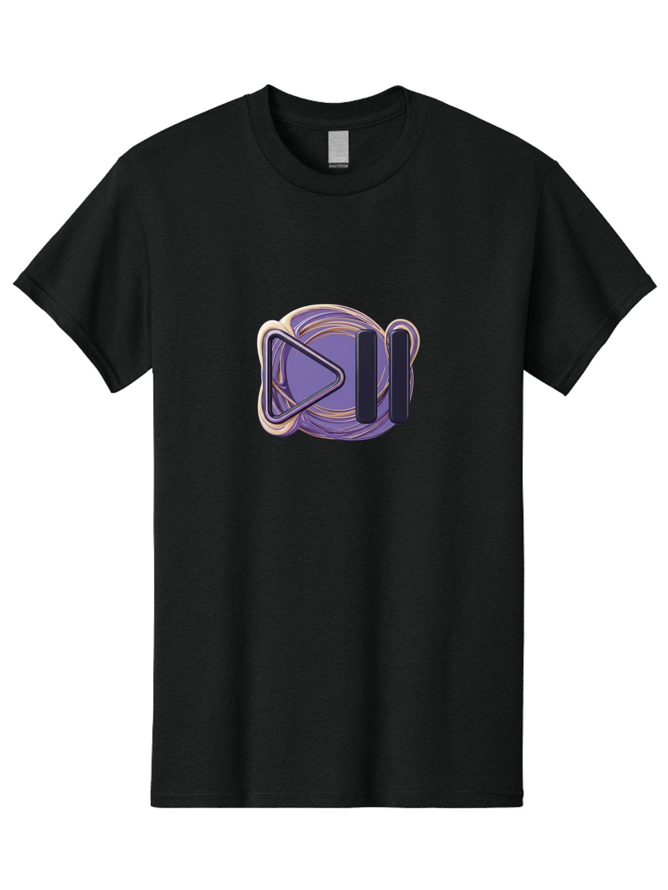 Virtual-Reality-Headset Men'S Graphic Tee, 100% Cotton, Comfortable Casual Summer Wear, Machine Washable, Virtual Reality Headset, Vr Technology, Purple Design, Metallic Accents, Futuristic Style, Gaming Accessory, Immersive Experience, Bac552 4