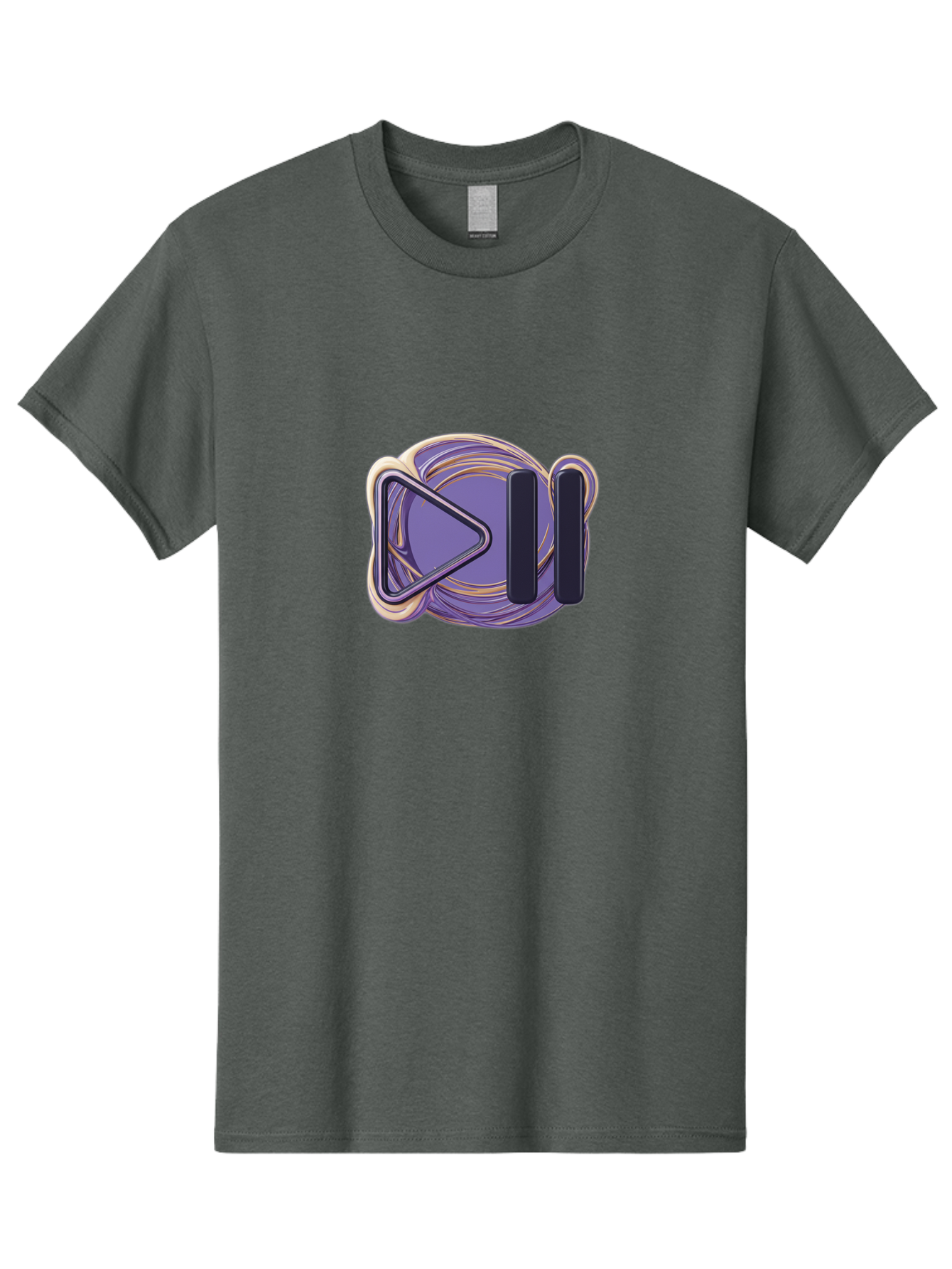 Virtual-Reality-Headset Men'S Graphic Tee, 100% Cotton, Comfortable Casual Summer Wear, Machine Washable, Virtual Reality Headset, Vr Technology, Purple Design, Metallic Accents, Futuristic Style, Gaming Accessory, Immersive Experience, Bac552 5