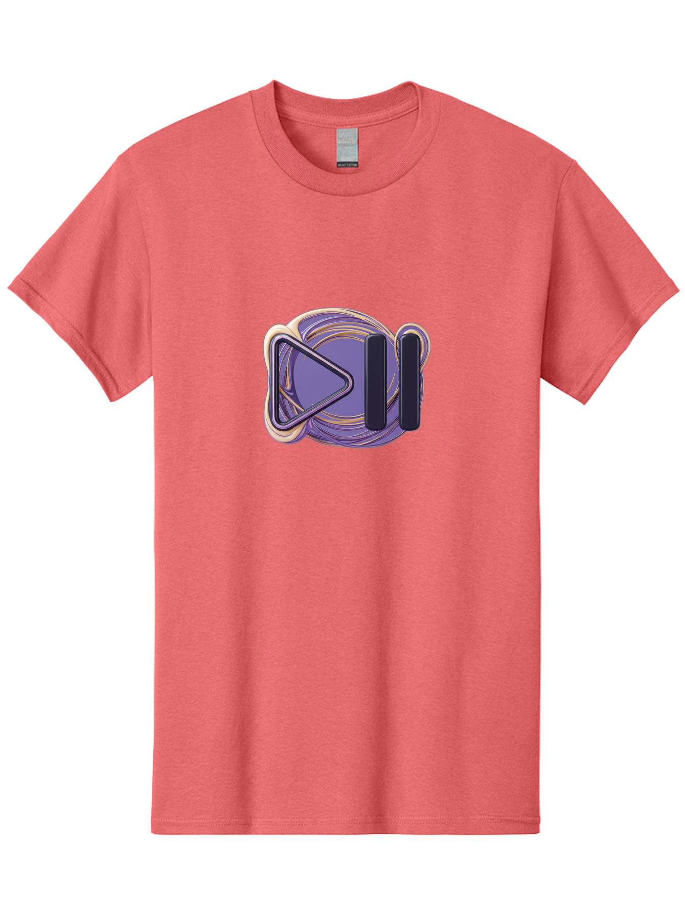 Virtual-Reality-Headset Men'S Graphic Tee, 100% Cotton, Comfortable Casual Summer Wear, Machine Washable, Virtual Reality Headset, Vr Technology, Purple Design, Metallic Accents, Futuristic Style, Gaming Accessory, Immersive Experience, Bac552
