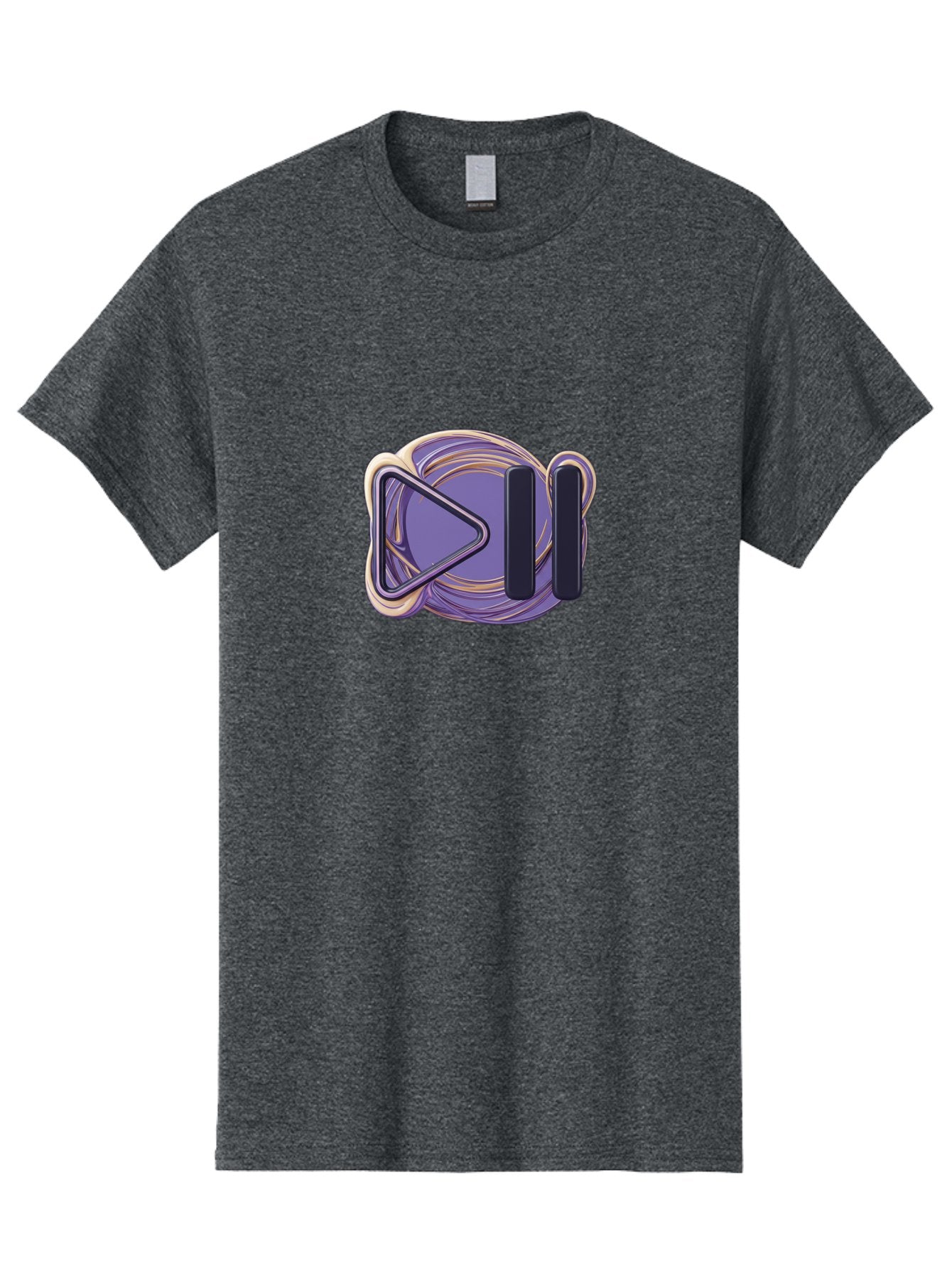 Virtual-Reality-Headset Men'S Graphic Tee, 100% Cotton, Comfortable Casual Summer Wear, Machine Washable, Virtual Reality Headset, Vr Technology, Purple Design, Metallic Accents, Futuristic Style, Gaming Accessory, Immersive Experience, Bac552 10