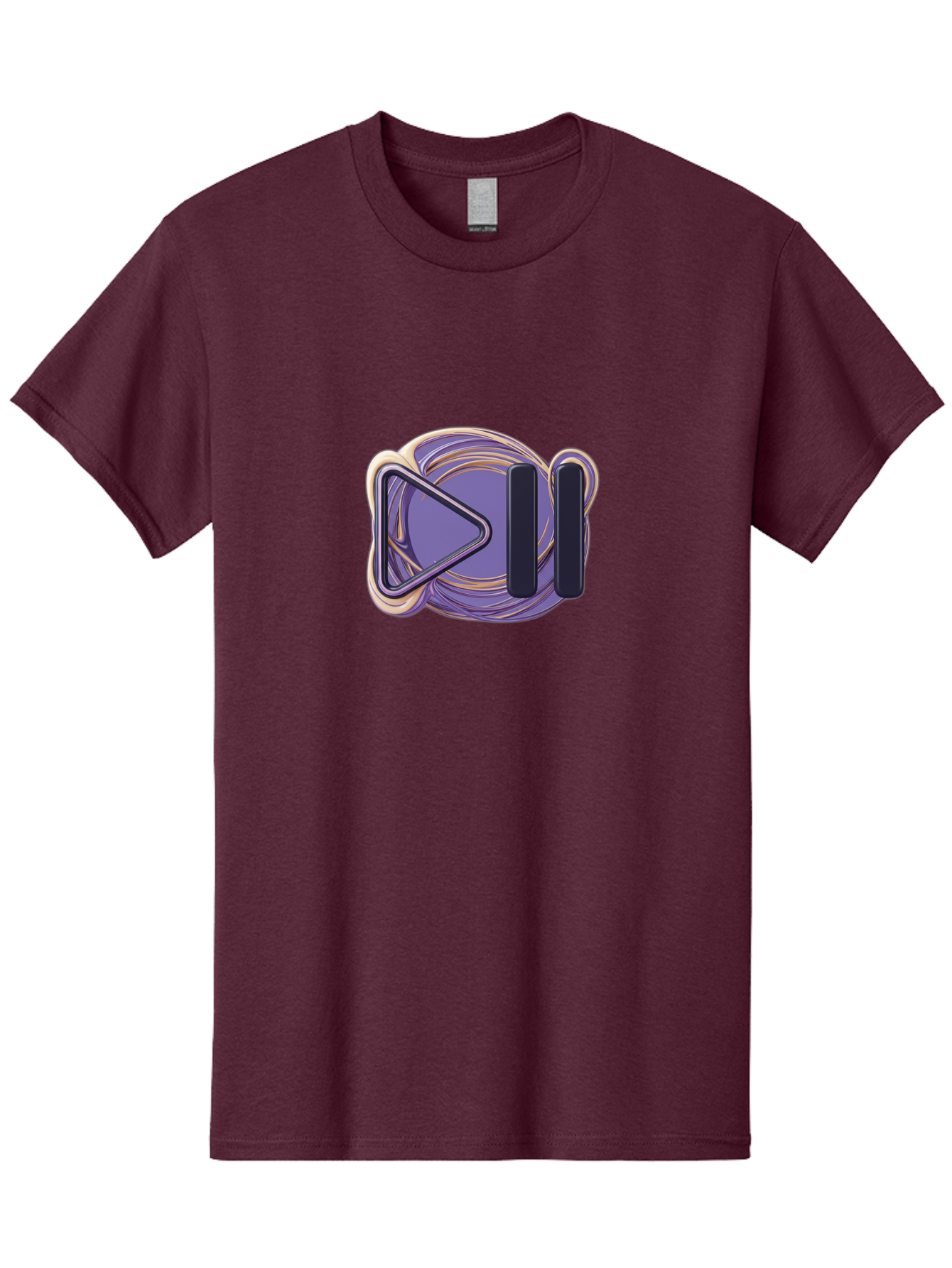 Virtual-Reality-Headset Men'S Graphic Tee, 100% Cotton, Comfortable Casual Summer Wear, Machine Washable, Virtual Reality Headset, Vr Technology, Purple Design, Metallic Accents, Futuristic Style, Gaming Accessory, Immersive Experience, Bac552 13