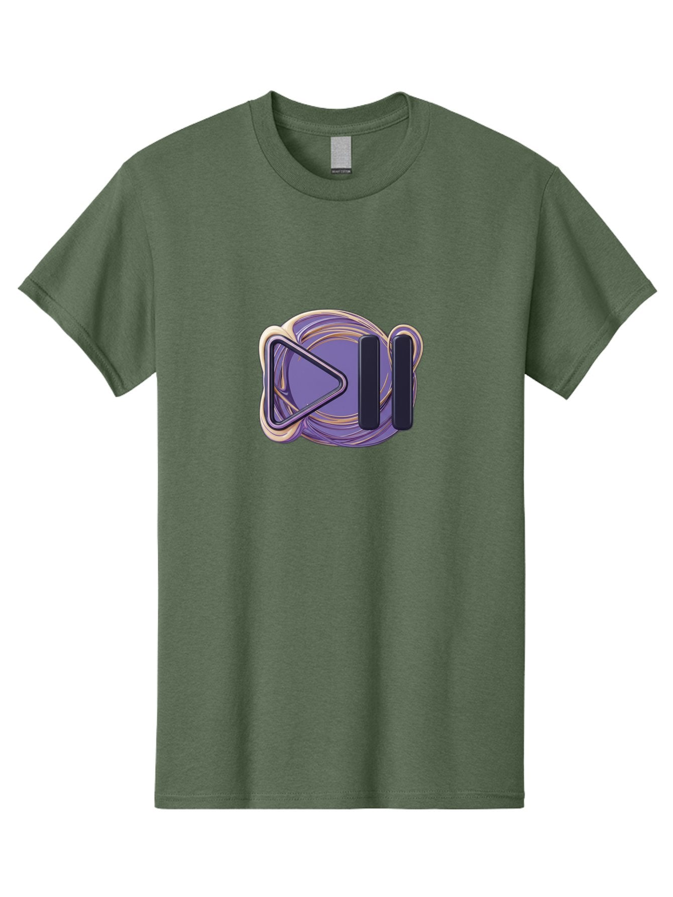 Virtual-Reality-Headset Men'S Graphic Tee, 100% Cotton, Comfortable Casual Summer Wear, Machine Washable, Virtual Reality Headset, Vr Technology, Purple Design, Metallic Accents, Futuristic Style, Gaming Accessory, Immersive Experience, Bac552