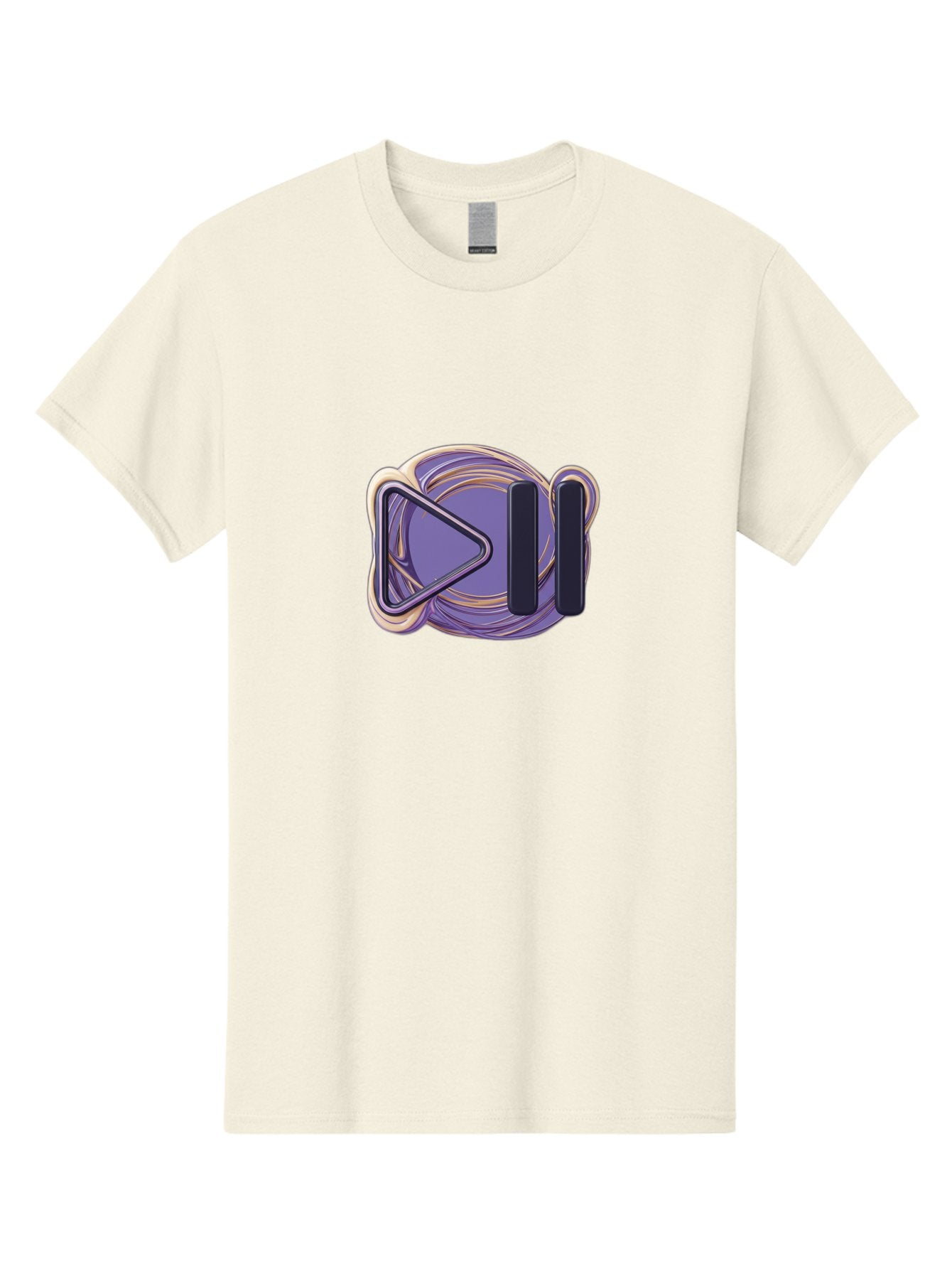 Virtual-Reality-Headset Men'S Graphic Tee, 100% Cotton, Comfortable Casual Summer Wear, Machine Washable, Virtual Reality Headset, Vr Technology, Purple Design, Metallic Accents, Futuristic Style, Gaming Accessory, Immersive Experience, Bac552 3
