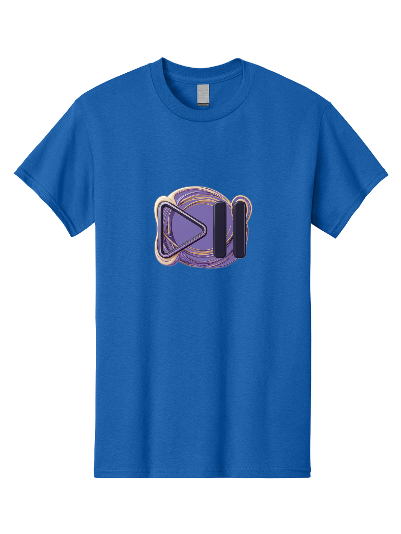 Virtual-Reality-Headset Men'S Graphic Tee, 100% Cotton, Comfortable Casual Summer Wear, Machine Washable, Virtual Reality Headset, Vr Technology, Purple Design, Metallic Accents, Futuristic Style, Gaming Accessory, Immersive Experience, Bac552 15