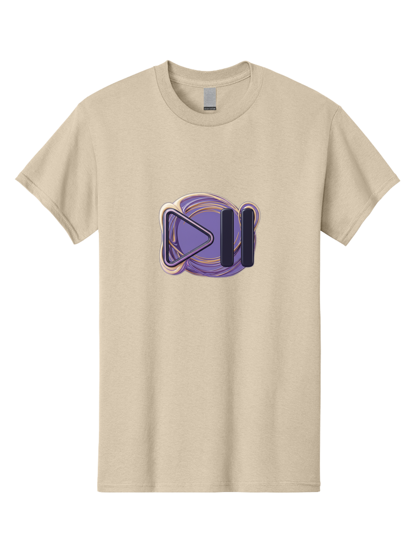 Virtual-Reality-Headset Men'S Graphic Tee, 100% Cotton, Comfortable Casual Summer Wear, Machine Washable, Virtual Reality Headset, Vr Technology, Purple Design, Metallic Accents, Futuristic Style, Gaming Accessory, Immersive Experience, Bac552 7