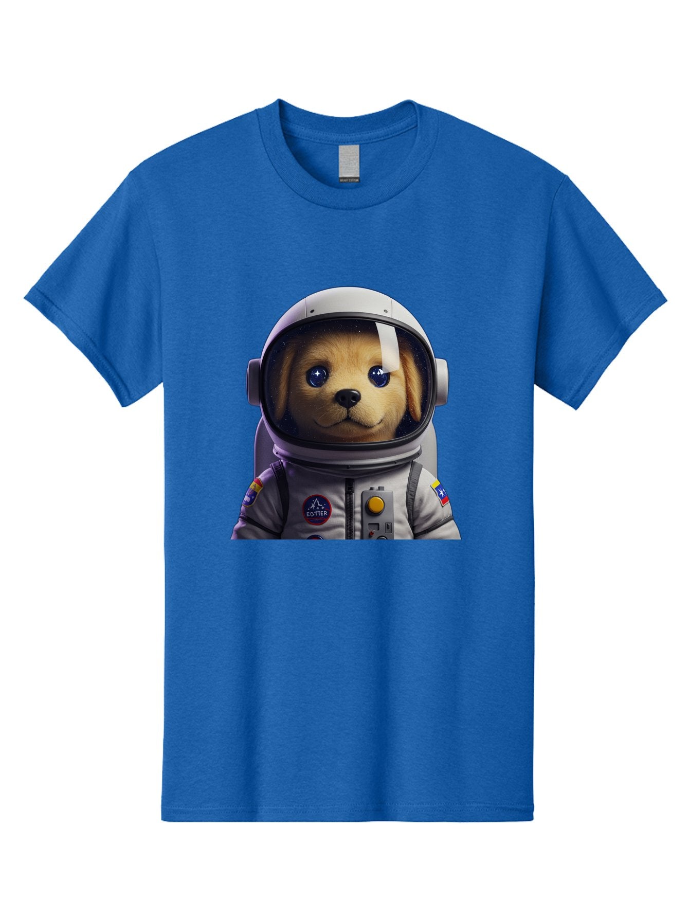 Zotter-Pup-In-Spacesuit Men'S Graphic Tee, 100% Cotton, Comfortable Casual Summer Wear, Machine Washable, Puppy In Space Suit, Dog In Astronaut Helmet, Cotter Logo, Space Exploration, Cute Canine, Futuristic Adventure, Sci-Fi Theme, Bac571 11