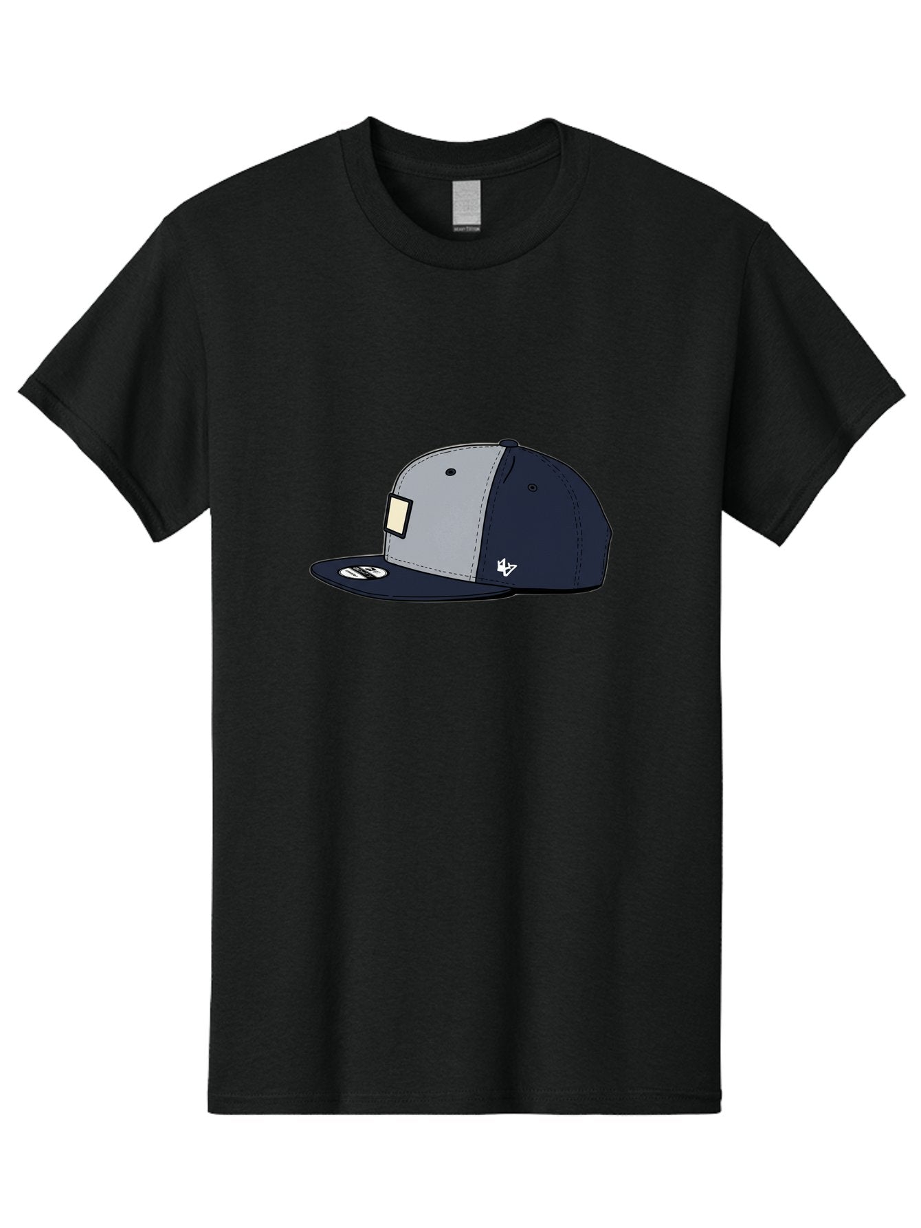 47-Snapback-Hat Men'S Graphic Tee, 100% Cotton, Comfortable Casual Summer Wear, Machine Washable, Baseball Cap, Snapback Hat, 47 Brand Clothing, Streetwear Fashion, Casual Style, Navy Blue Cap, Grey And Navy Color Combination, White Logo, Bac577 5