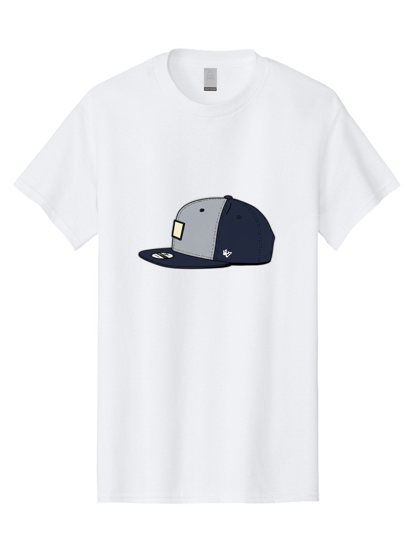47-Snapback-Hat Men'S Graphic Tee, 100% Cotton, Comfortable Casual Summer Wear, Machine Washable, Baseball Cap, Snapback Hat, 47 Brand Clothing, Streetwear Fashion, Casual Style, Navy Blue Cap, Grey And Navy Color Combination, White Logo, Bac577 15