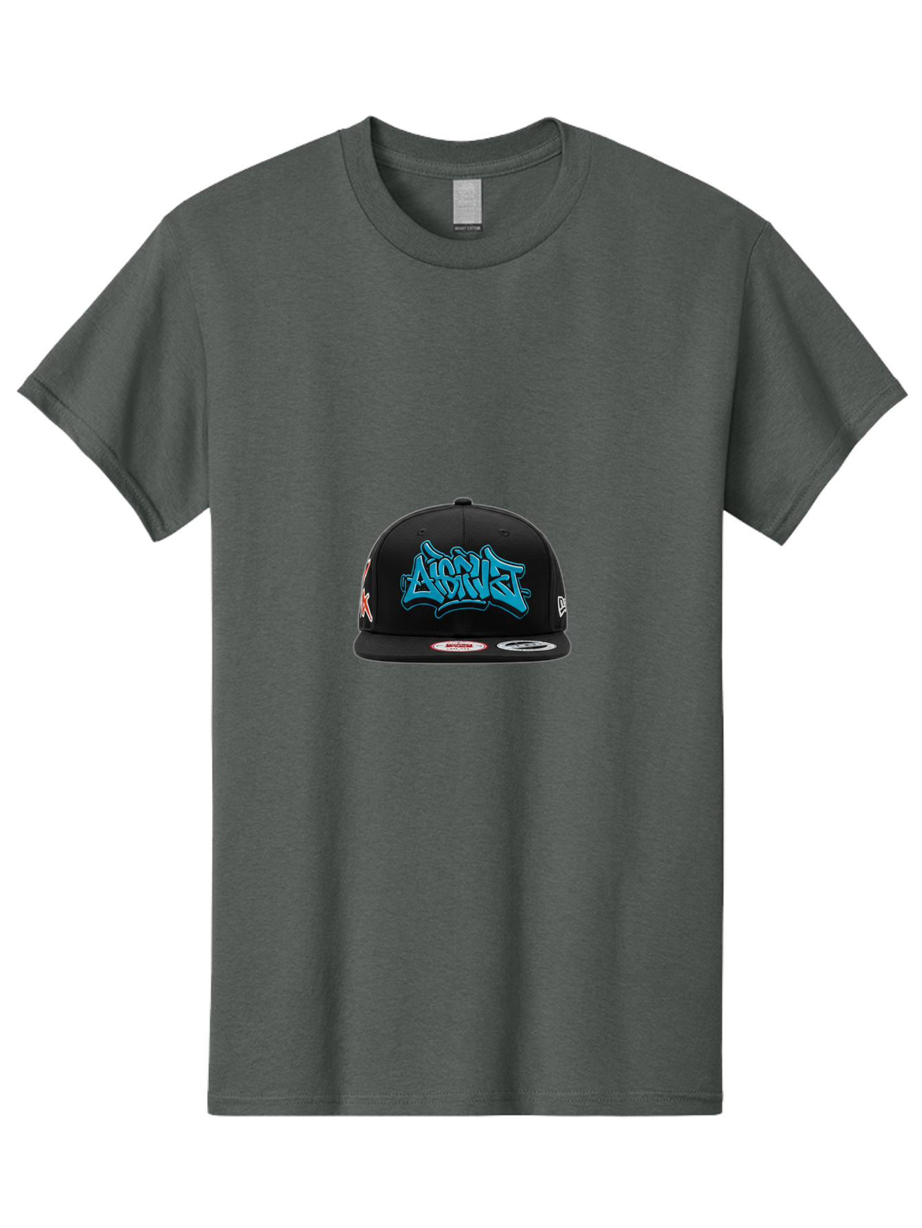 A-Ap-Rocky Men'S Graphic Tee, 100% Cotton, Comfortable Casual Summer Wear, Machine Washable, Black Baseball Cap, A$Ap Rocky Logo, Blue Graffiti Design, Streetwear Fashion, Hip Hop Style, Casual Wear, Trendy Accessories, Snapback Hat Bac579 15
