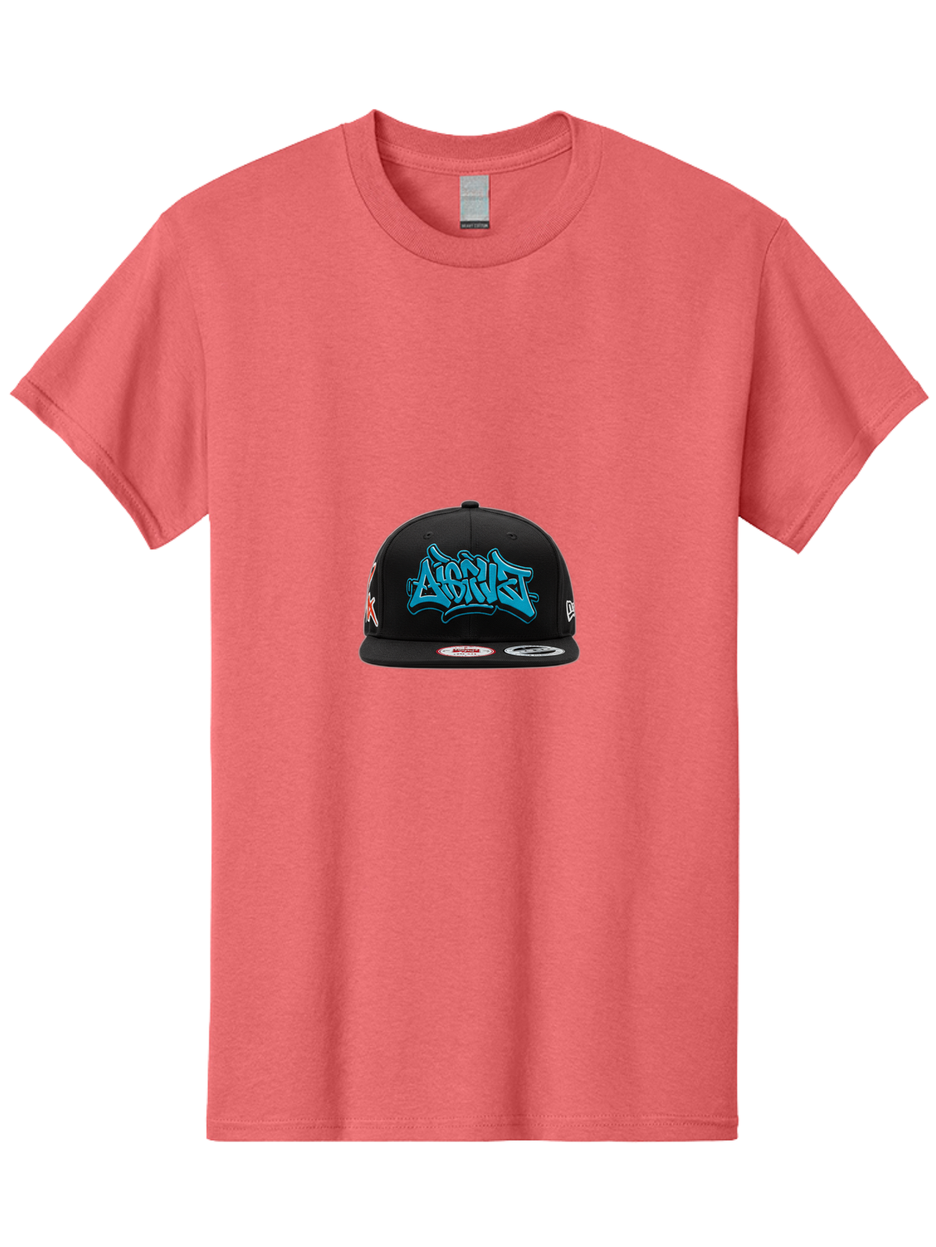 A-Ap-Rocky Men'S Graphic Tee, 100% Cotton, Comfortable Casual Summer Wear, Machine Washable, Black Baseball Cap, A$Ap Rocky Logo, Blue Graffiti Design, Streetwear Fashion, Hip Hop Style, Casual Wear, Trendy Accessories, Snapback Hat Bac579 12