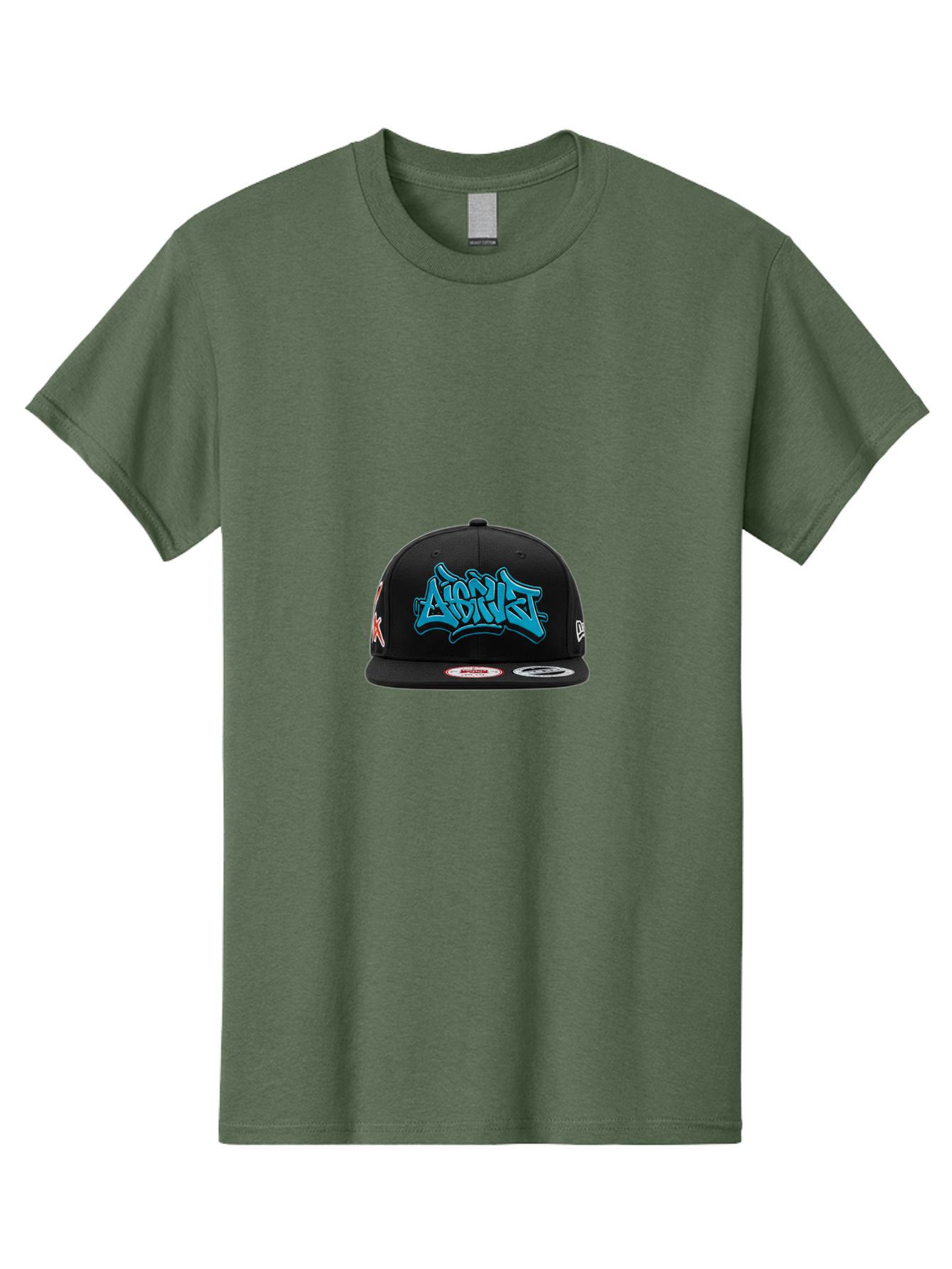 A-Ap-Rocky Men'S Graphic Tee, 100% Cotton, Comfortable Casual Summer Wear, Machine Washable, Black Baseball Cap, A$Ap Rocky Logo, Blue Graffiti Design, Streetwear Fashion, Hip Hop Style, Casual Wear, Trendy Accessories, Snapback Hat Bac579 14