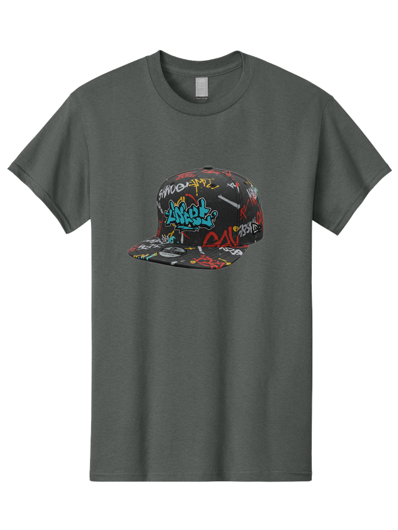 Anarchy-Baseball-Cap Men'S Graphic Tee, 100% Cotton, Comfortable Casual Summer Wear, Machine Washable, Graffiti Art, Streetwear Fashion, Custom Hats, Urban Style, Colorful Designs, Casual Wear, Hip Hop Culture, Snapback Cap, Street Art, Bac585 13