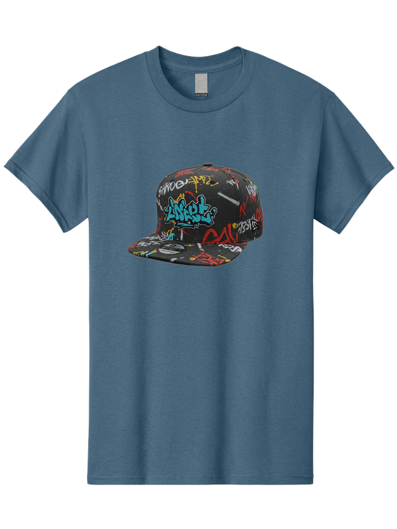Anarchy-Baseball-Cap Men'S Graphic Tee, 100% Cotton, Comfortable Casual Summer Wear, Machine Washable, Graffiti Art, Streetwear Fashion, Custom Hats, Urban Style, Colorful Designs, Casual Wear, Hip Hop Culture, Snapback Cap, Street Art, Bac585 4