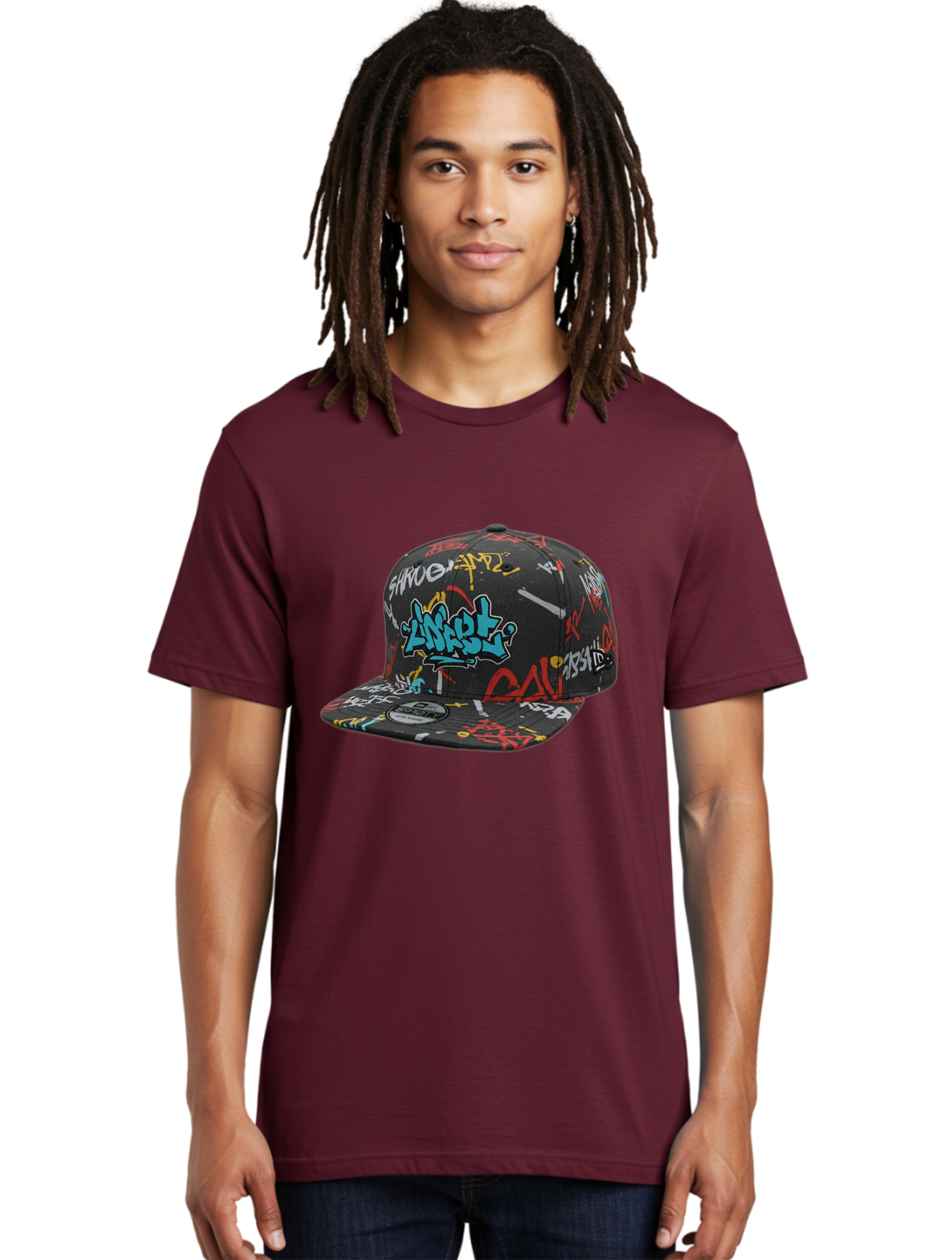 Anarchy-Baseball-Cap Men'S Graphic Tee, 100% Cotton, Comfortable Casual Summer Wear, Machine Washable, Graffiti Art, Streetwear Fashion, Custom Hats, Urban Style, Colorful Designs, Casual Wear, Hip Hop Culture, Snapback Cap, Street Art, Bac585 29