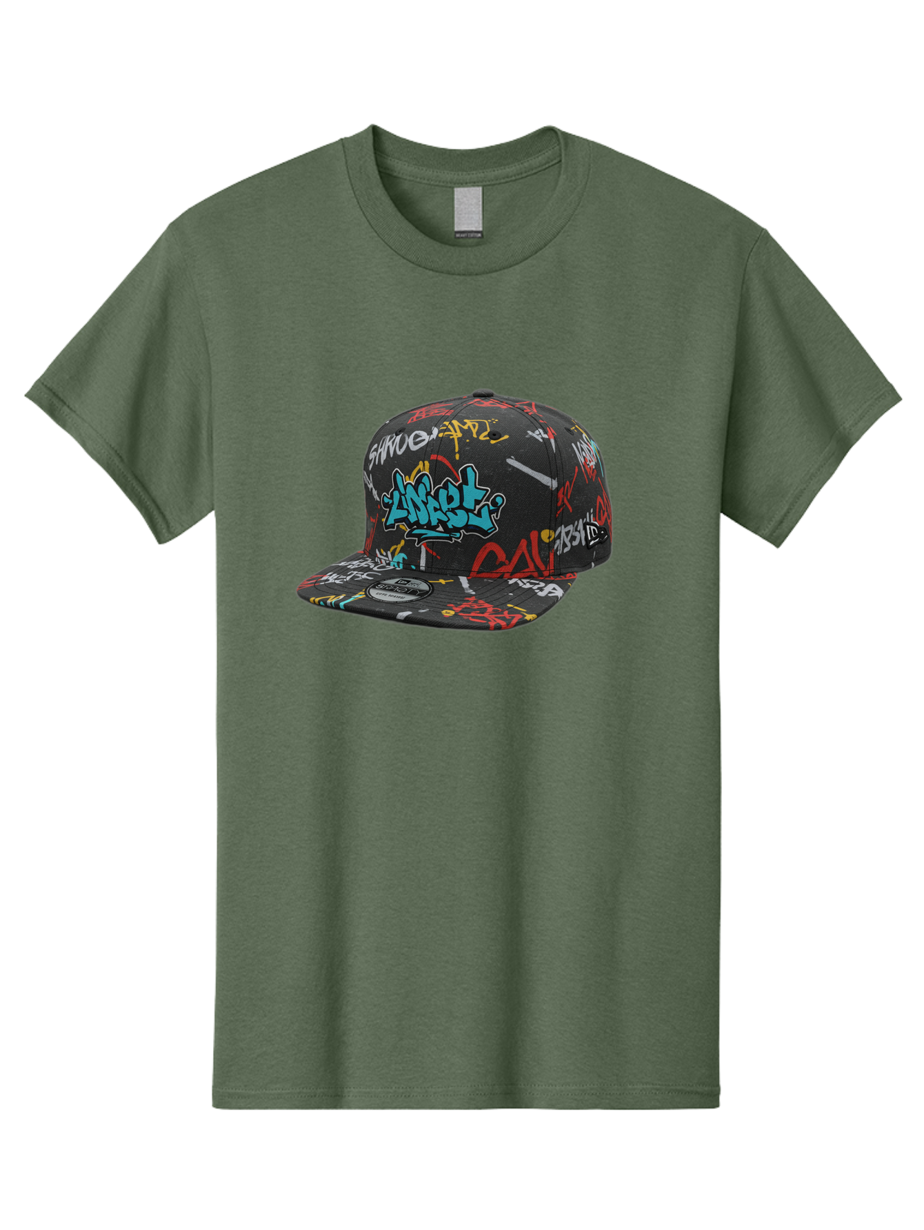 Anarchy-Baseball-Cap Men'S Graphic Tee, 100% Cotton, Comfortable Casual Summer Wear, Machine Washable, Graffiti Art, Streetwear Fashion, Custom Hats, Urban Style, Colorful Designs, Casual Wear, Hip Hop Culture, Snapback Cap, Street Art, Bac585 10