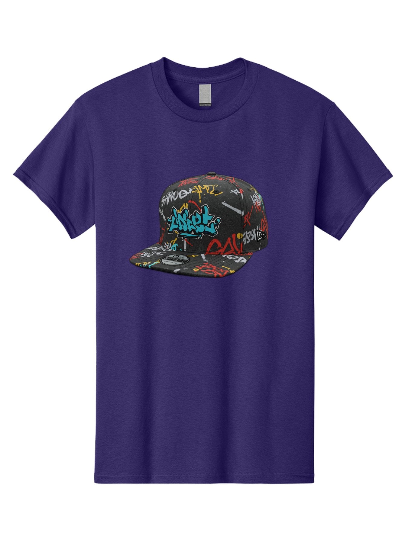 Anarchy-Baseball-Cap Men'S Graphic Tee, 100% Cotton, Comfortable Casual Summer Wear, Machine Washable, Graffiti Art, Streetwear Fashion, Custom Hats, Urban Style, Colorful Designs, Casual Wear, Hip Hop Culture, Snapback Cap, Street Art, Bac585 13