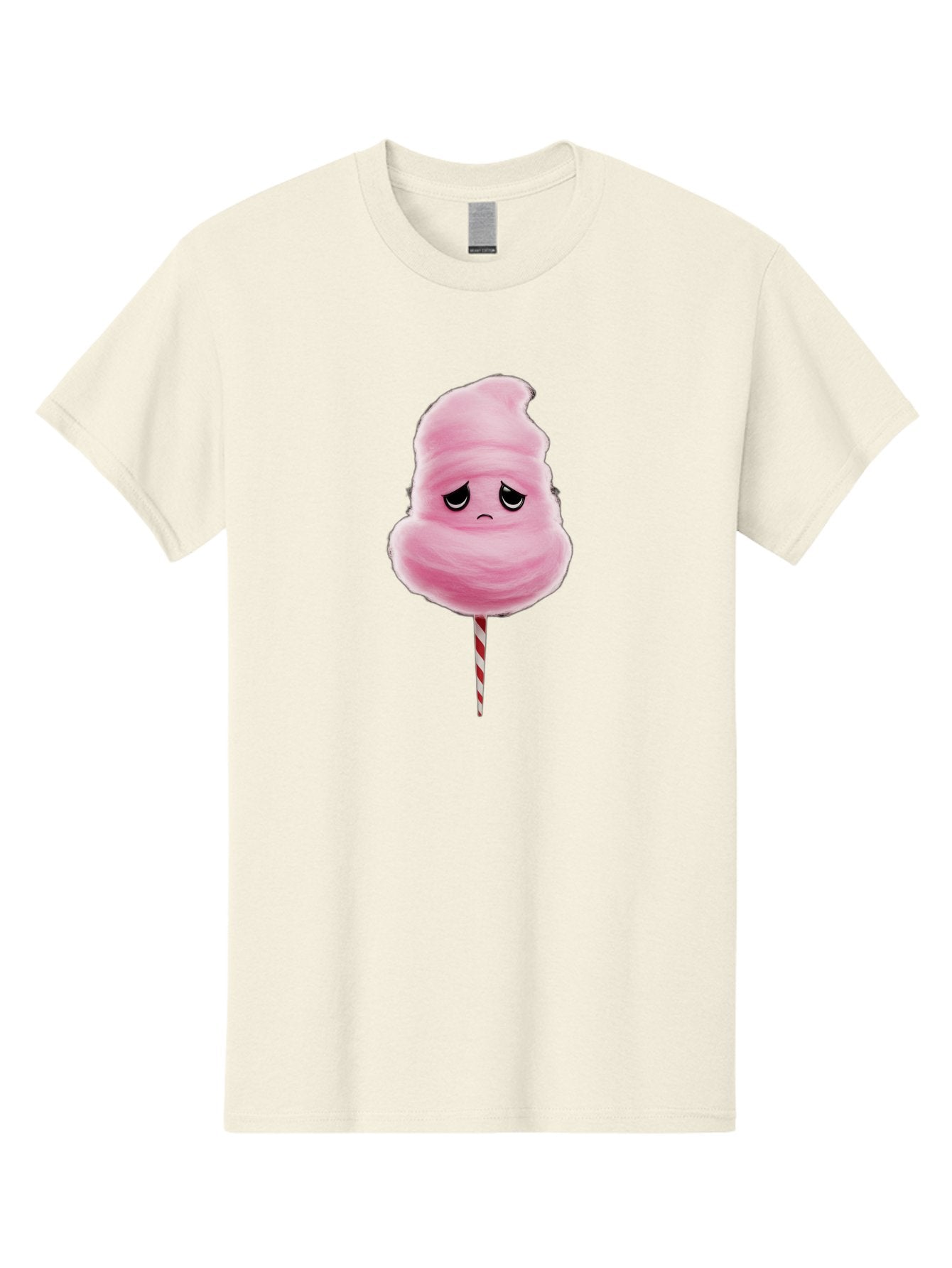 Angry-Cotton-Candy Men'S Graphic Tee, 100% Cotton, Comfortable Casual Summer Wear, Machine Washable, Angry Cotton Candy, Grumpy Face, Sweet Treat, Cartoon Character, Funny Expression, Mad Candy, Fluffy Pink Snack, Fairground Food, Angry Face, Bac586 10