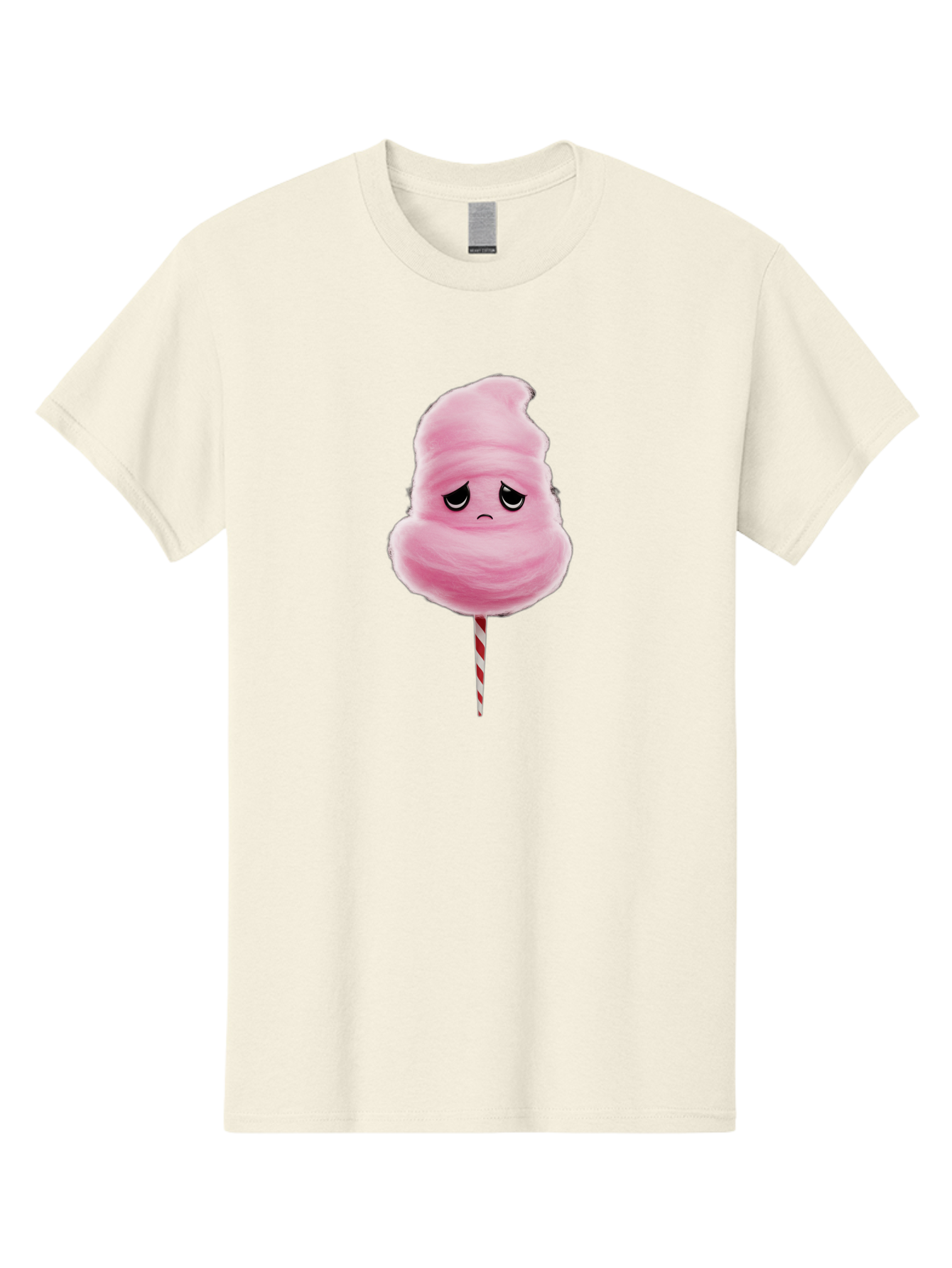 Angry-Cotton-Candy Men'S Graphic Tee, 100% Cotton, Comfortable Casual Summer Wear, Machine Washable, Angry Cotton Candy, Grumpy Face, Sweet Treat, Cartoon Character, Funny Expression, Mad Candy, Fluffy Pink Snack, Fairground Food, Angry Face, Bac586 14