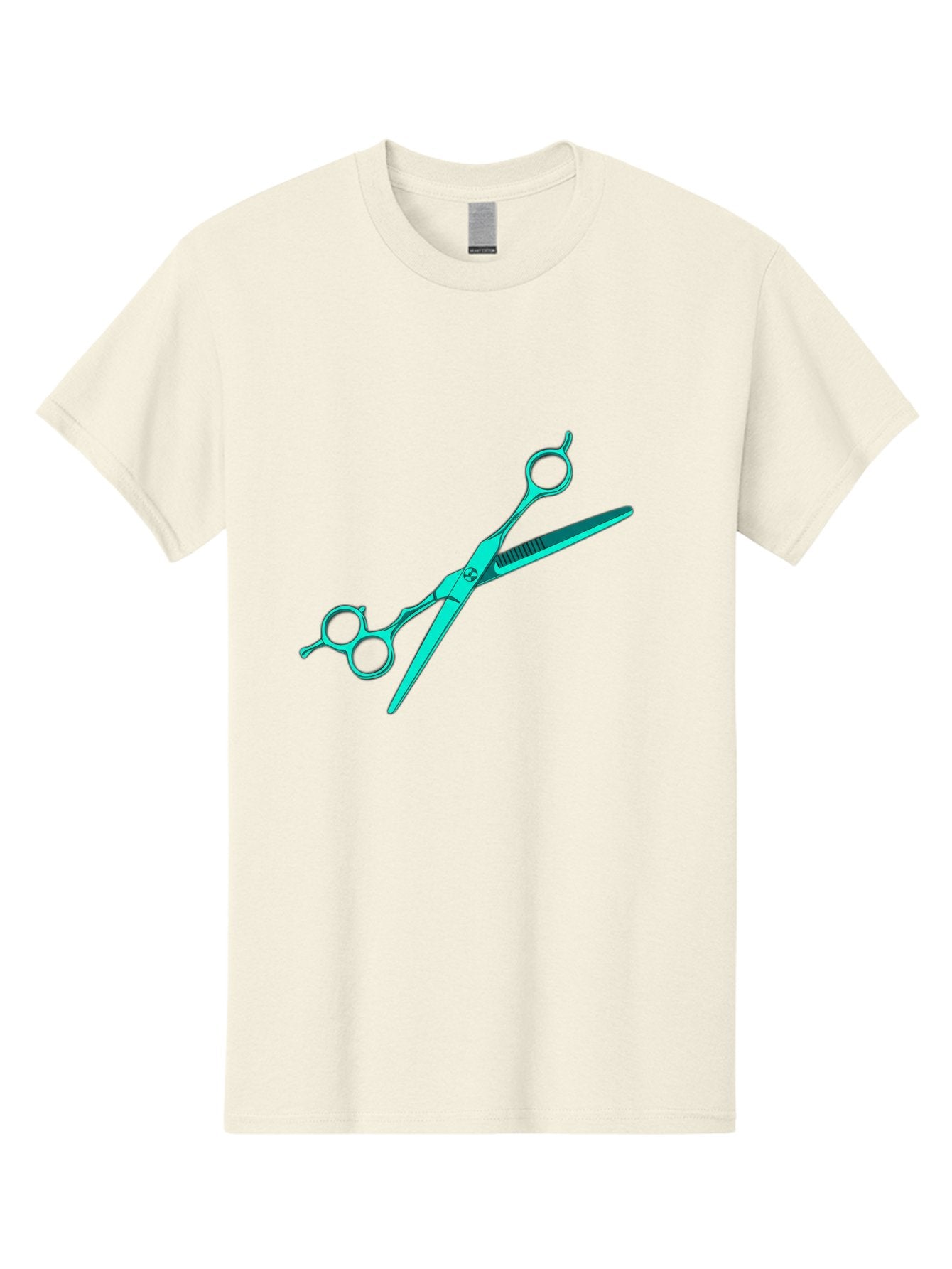 Barber-Scissors Men'S Graphic Tee, 100% Cotton, Comfortable Casual Summer Wear, Machine Washable, Hairdressing Scissors, Beauty Tools, Salon Equipment, Hair Cutting, Grooming, Styling, Professional Hairstyling Bac607 12