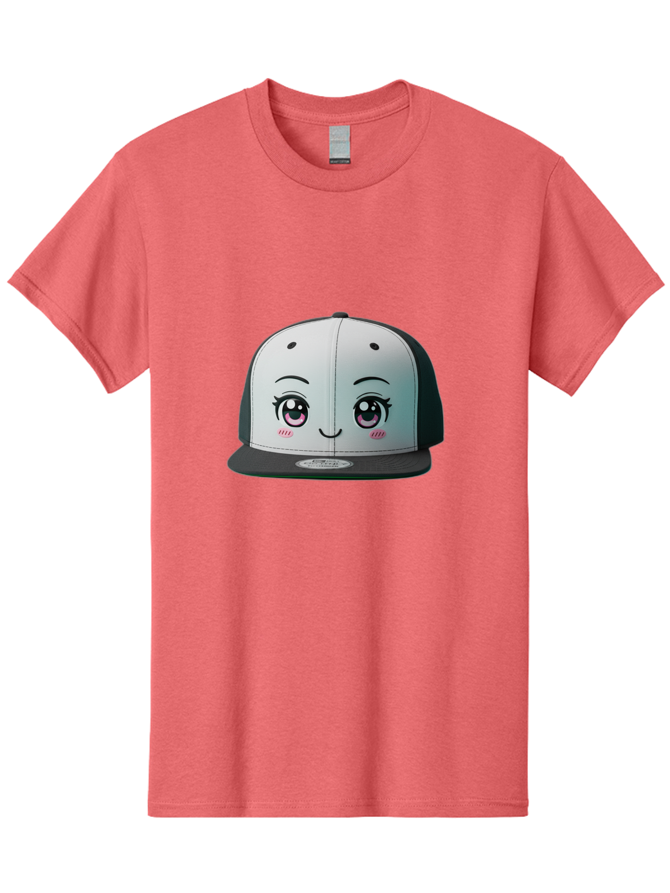Baseball-Cap Men'S Graphic Tee, 100% Cotton, Comfortable Casual Summer Wear, Machine Washable, Cartoon Snapback Cap, Kawaii Fashion, Cute Hat Design, Playful Eyewear, Trendy Accessories, Streetwear Style, Anime Influence, Fashionable Headwear Bac618 9