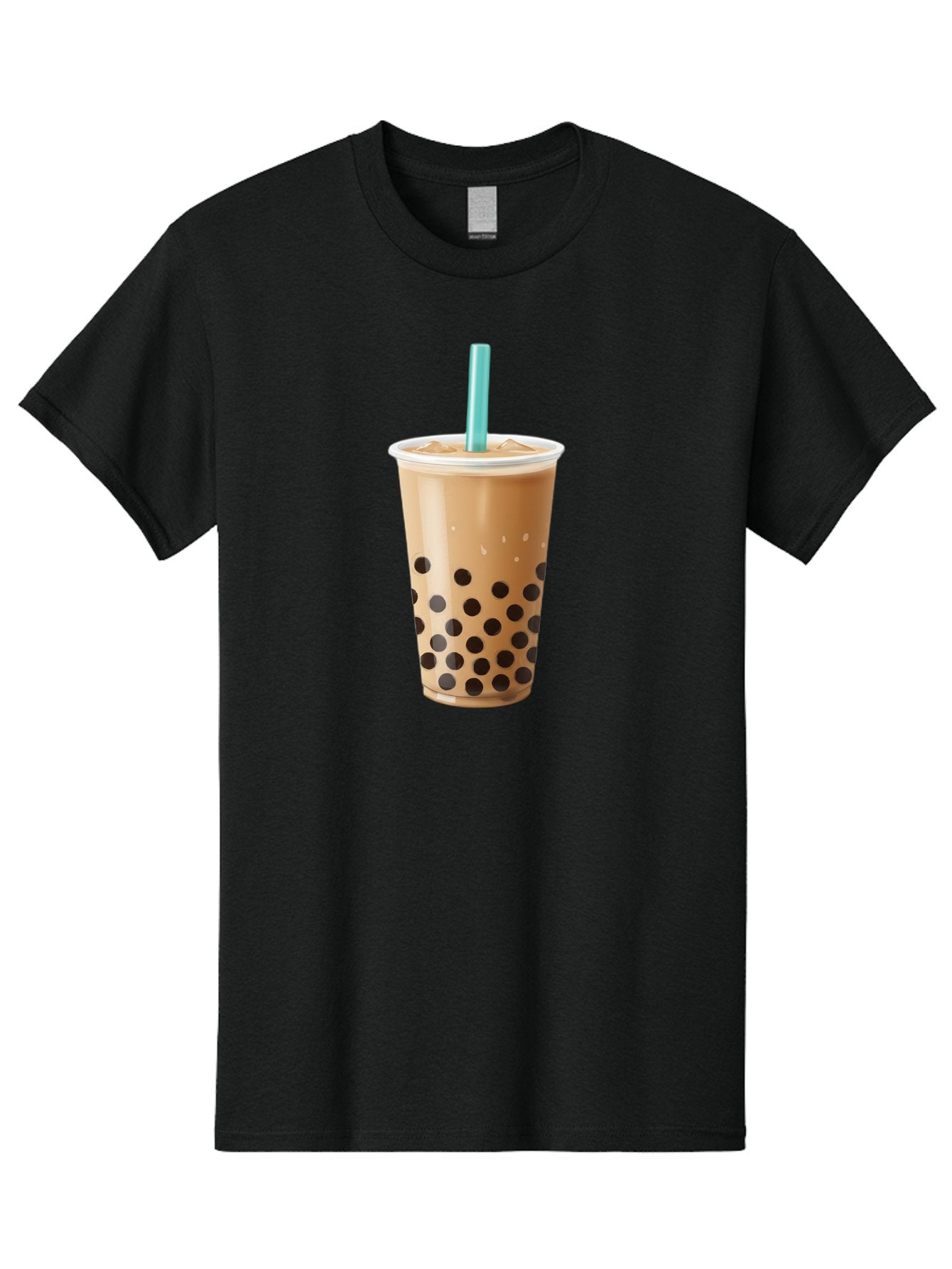Boba-Milk-Tea Men'S Graphic Tee, 100% Cotton, Comfortable Casual Summer Wear, Machine Washable, Boba Tea, Bubble Milk Tea, Milk Tea, Tapioca Pearls, Iced Tea, Cold Brew, Refreshing Drink, Trendy Beverage, Blue Straw Bac649 12