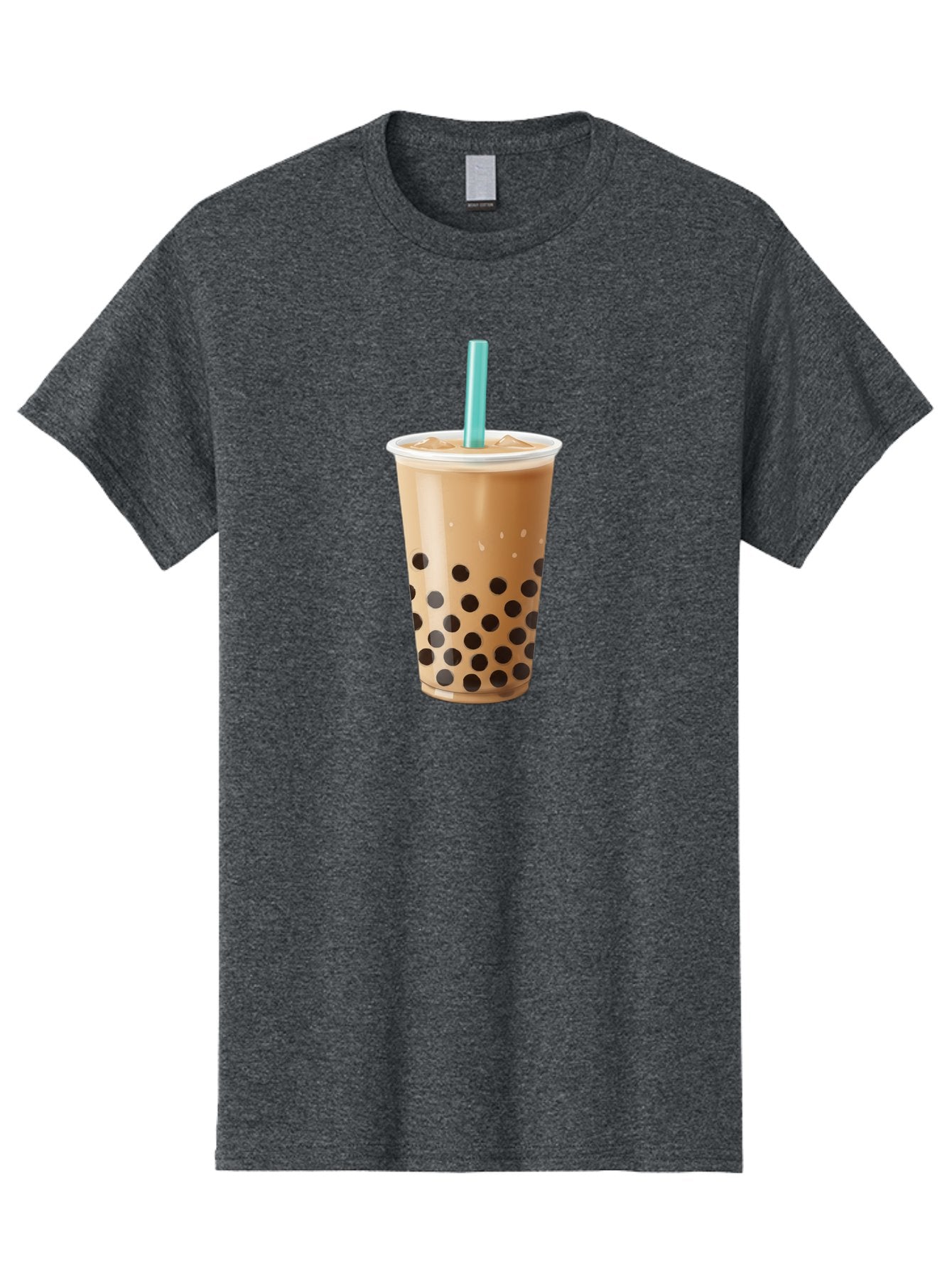 Boba-Milk-Tea Men'S Graphic Tee, 100% Cotton, Comfortable Casual Summer Wear, Machine Washable, Boba Tea, Bubble Milk Tea, Milk Tea, Tapioca Pearls, Iced Tea, Cold Brew, Refreshing Drink, Trendy Beverage, Blue Straw Bac649 14