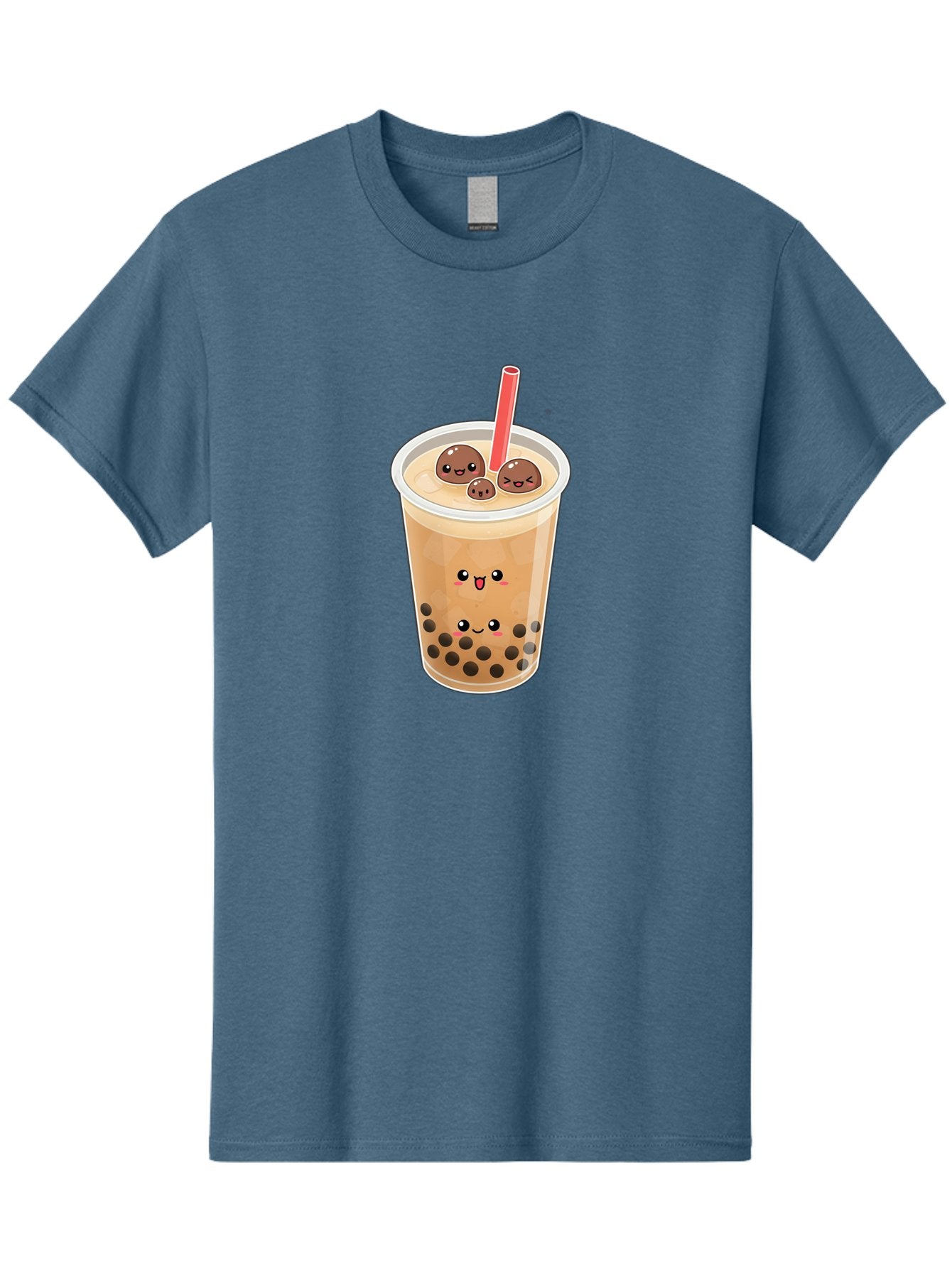 Boba-Tea-13 Men'S Graphic Tee, 100% Cotton, Comfortable Casual Summer Wear, Machine Washable, Boba Tea, Bubble Tea, Cartoon Drink, Cute Beverage, Milky Tea, Tea Time, Boba Pearls, Sweet Treat, Cartoon Style, Adorable Drink, Tasty Boba, Bac654 10