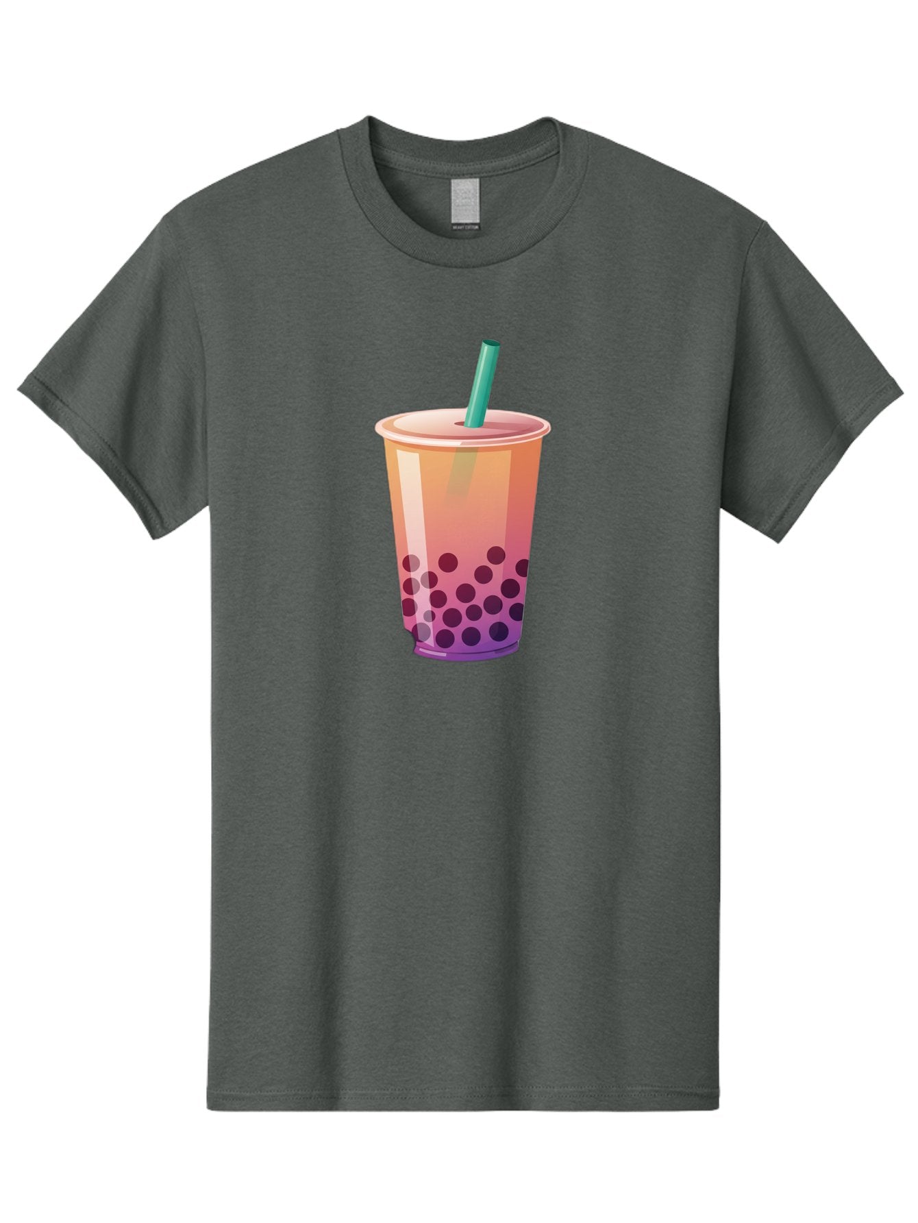 Boba-Tea-3 Men'S Graphic Tee, 100% Cotton, Comfortable Casual Summer Wear, Machine Washable, Bubble Tea, Boba Tea, Pink Tea, Straw, Tapioca Pearls, Milk Tea, Tea Drink, Refreshing Beverage, Sweet Treat Bac661 5