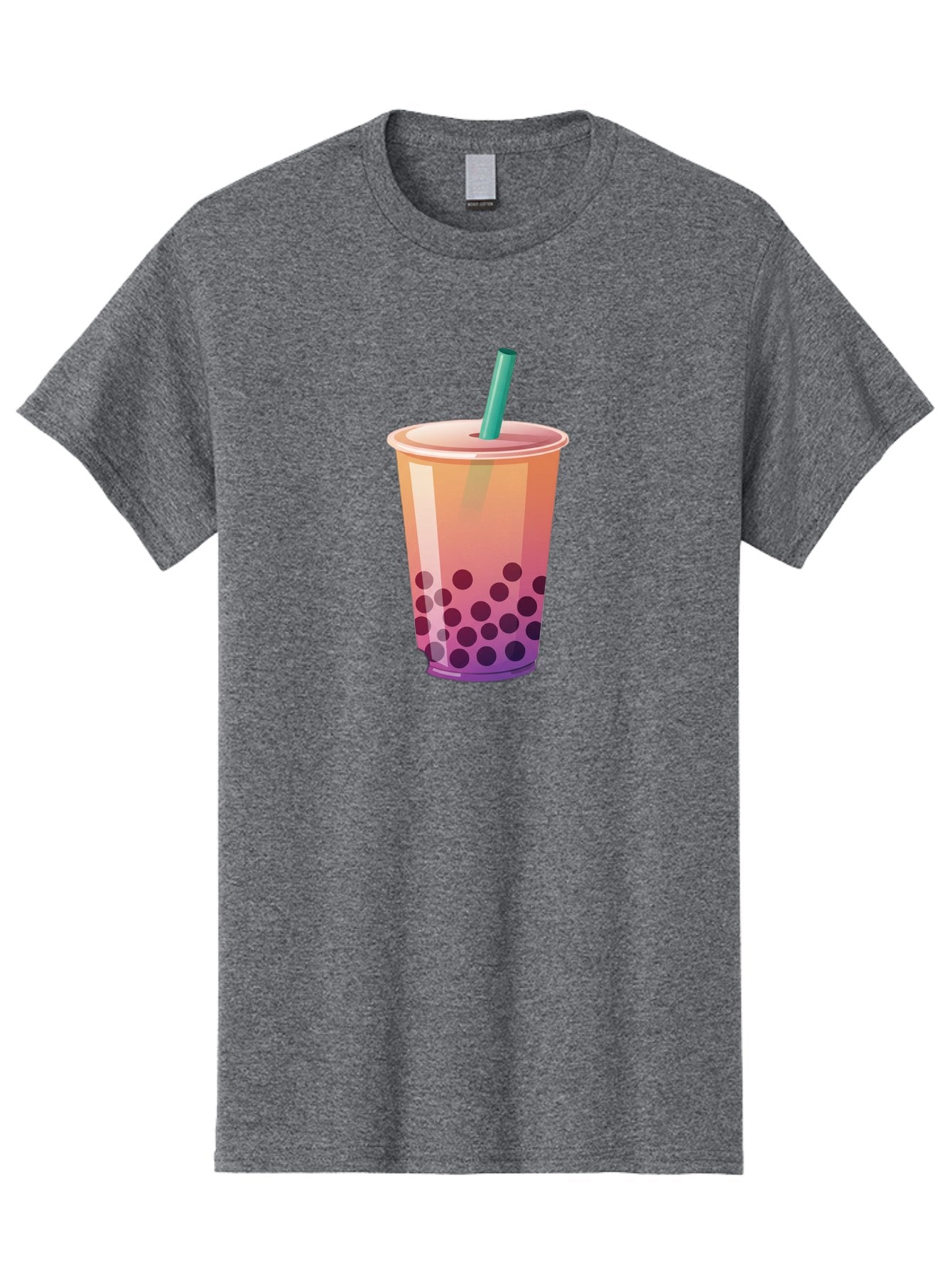 Boba-Tea-3 Men'S Graphic Tee, 100% Cotton, Comfortable Casual Summer Wear, Machine Washable, Bubble Tea, Boba Tea, Pink Tea, Straw, Tapioca Pearls, Milk Tea, Tea Drink, Refreshing Beverage, Sweet Treat Bac661 9