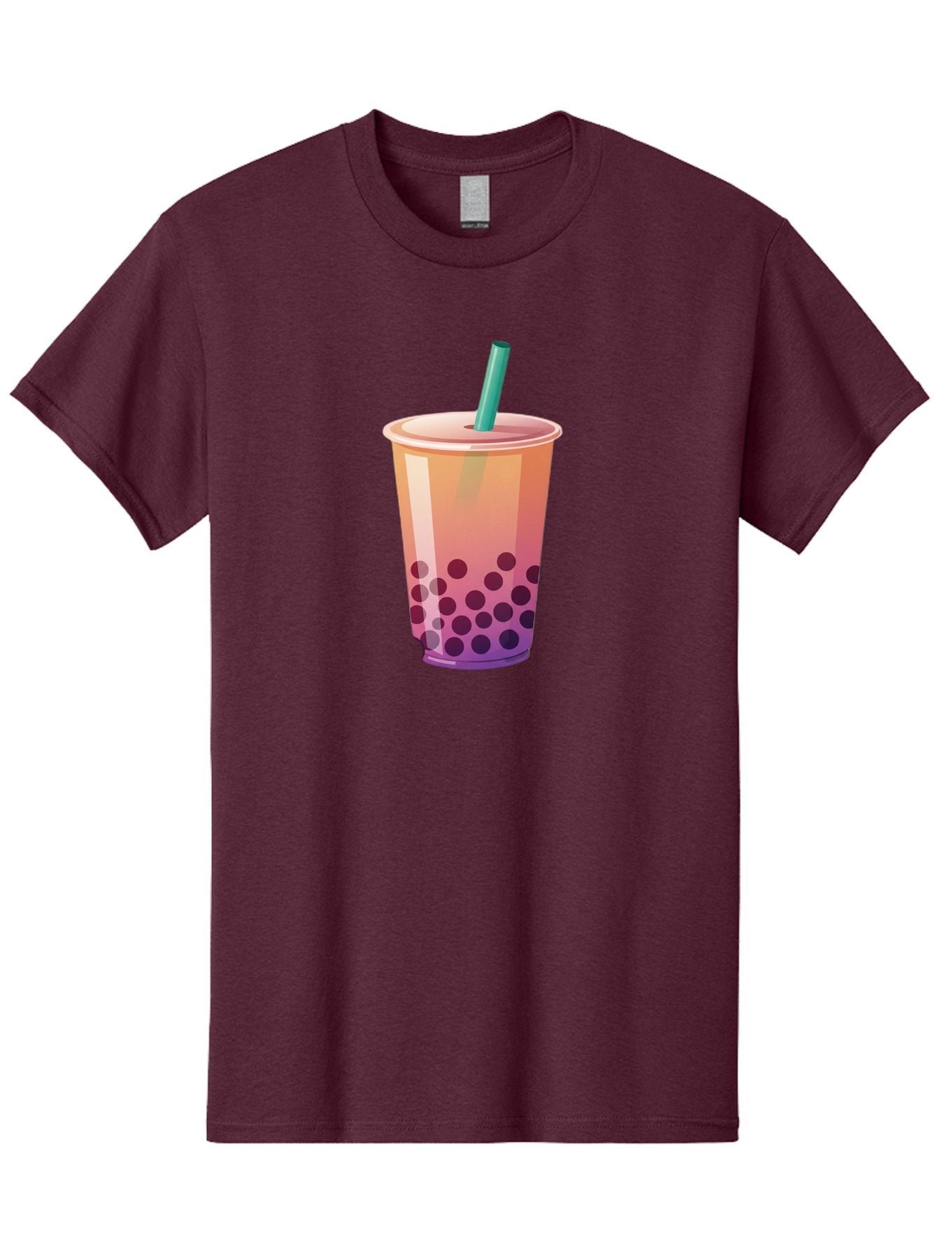 Boba-Tea-3 Men'S Graphic Tee, 100% Cotton, Comfortable Casual Summer Wear, Machine Washable, Bubble Tea, Boba Tea, Pink Tea, Straw, Tapioca Pearls, Milk Tea, Tea Drink, Refreshing Beverage, Sweet Treat Bac661 11