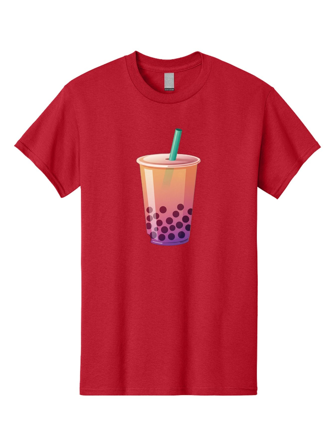 Boba-Tea-3 Men'S Graphic Tee, 100% Cotton, Comfortable Casual Summer Wear, Machine Washable, Bubble Tea, Boba Tea, Pink Tea, Straw, Tapioca Pearls, Milk Tea, Tea Drink, Refreshing Beverage, Sweet Treat Bac661 13