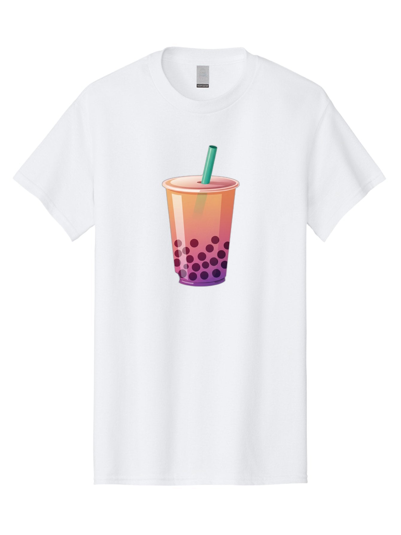 Boba-Tea-3 Men'S Graphic Tee, 100% Cotton, Comfortable Casual Summer Wear, Machine Washable, Bubble Tea, Boba Tea, Pink Tea, Straw, Tapioca Pearls, Milk Tea, Tea Drink, Refreshing Beverage, Sweet Treat Bac661 3