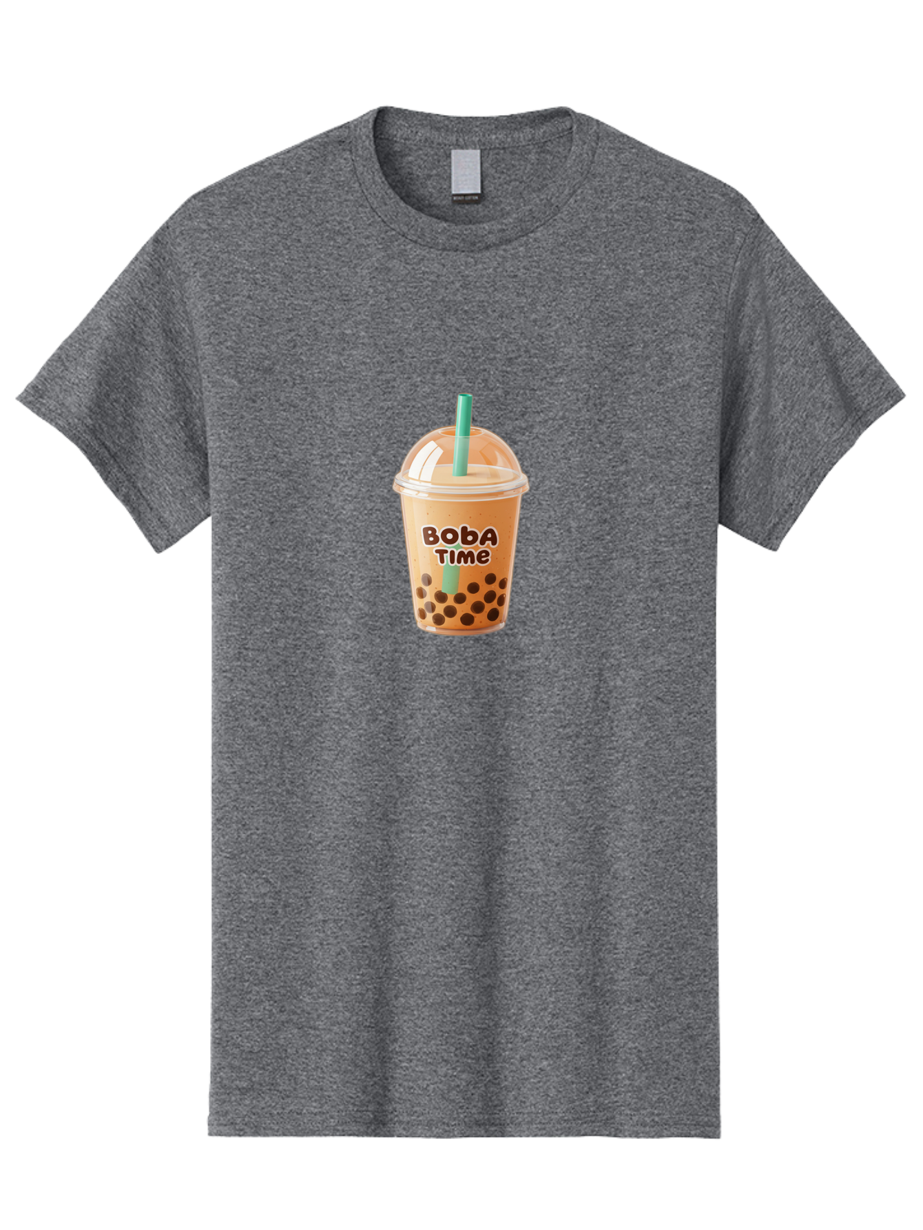 Boba-Time Men'S Graphic Tee, 100% Cotton, Comfortable Casual Summer Wear, Machine Washable, Boba Tea, Bubble Tea, Milk Tea, Tapioca Pearls, Tea Drink, Boba Time, Tea Culture, Milk Tea Lover, Boba Drink, Tea Time, Bubble Tea Lover Bac674 5