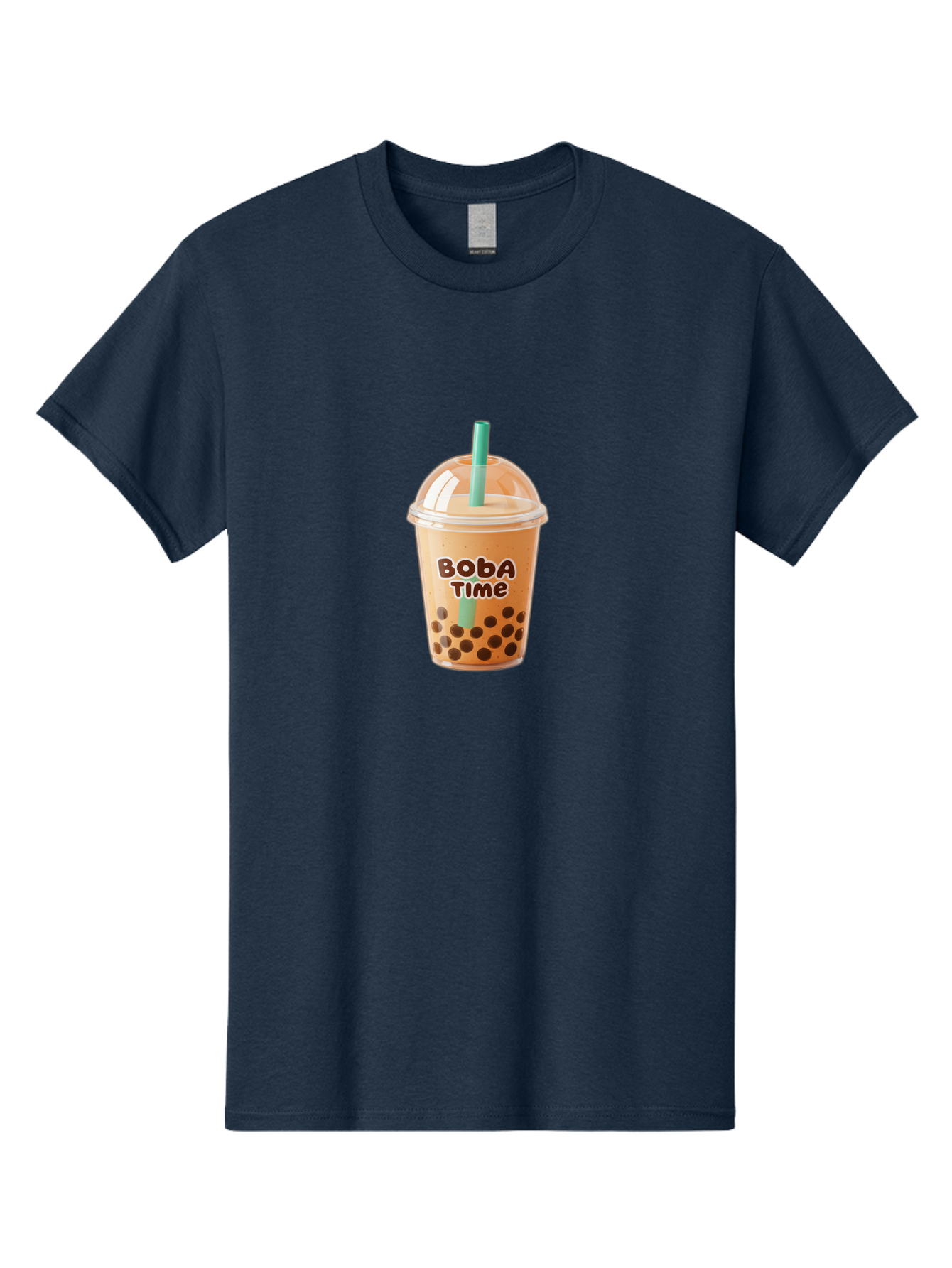 Boba-Time Men'S Graphic Tee, 100% Cotton, Comfortable Casual Summer Wear, Machine Washable, Boba Tea, Bubble Tea, Milk Tea, Tapioca Pearls, Tea Drink, Boba Time, Tea Culture, Milk Tea Lover, Boba Drink, Tea Time, Bubble Tea Lover Bac674 3