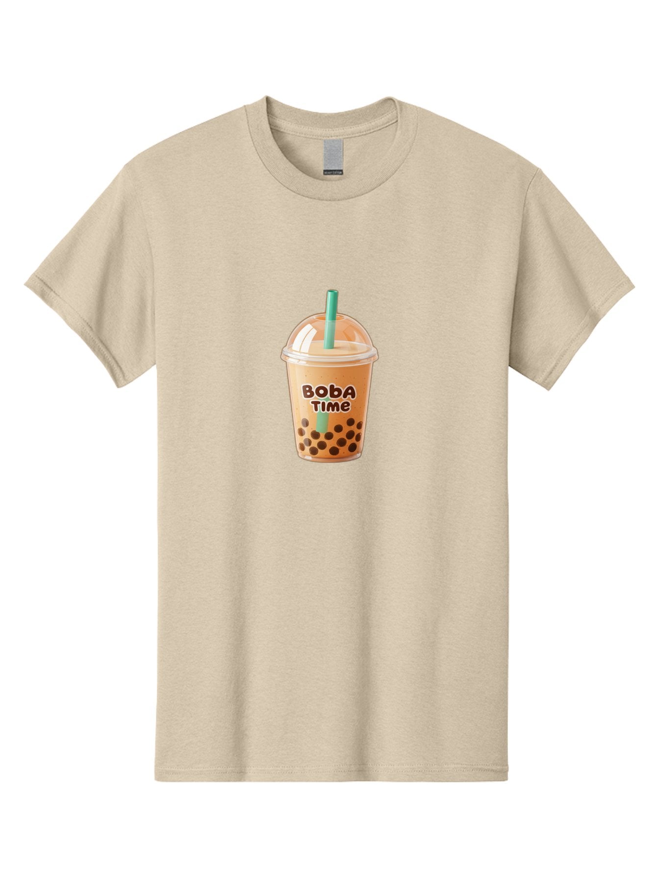 Boba-Time Men'S Graphic Tee, 100% Cotton, Comfortable Casual Summer Wear, Machine Washable, Boba Tea, Bubble Tea, Milk Tea, Tapioca Pearls, Tea Drink, Boba Time, Tea Culture, Milk Tea Lover, Boba Drink, Tea Time, Bubble Tea Lover Bac674 5