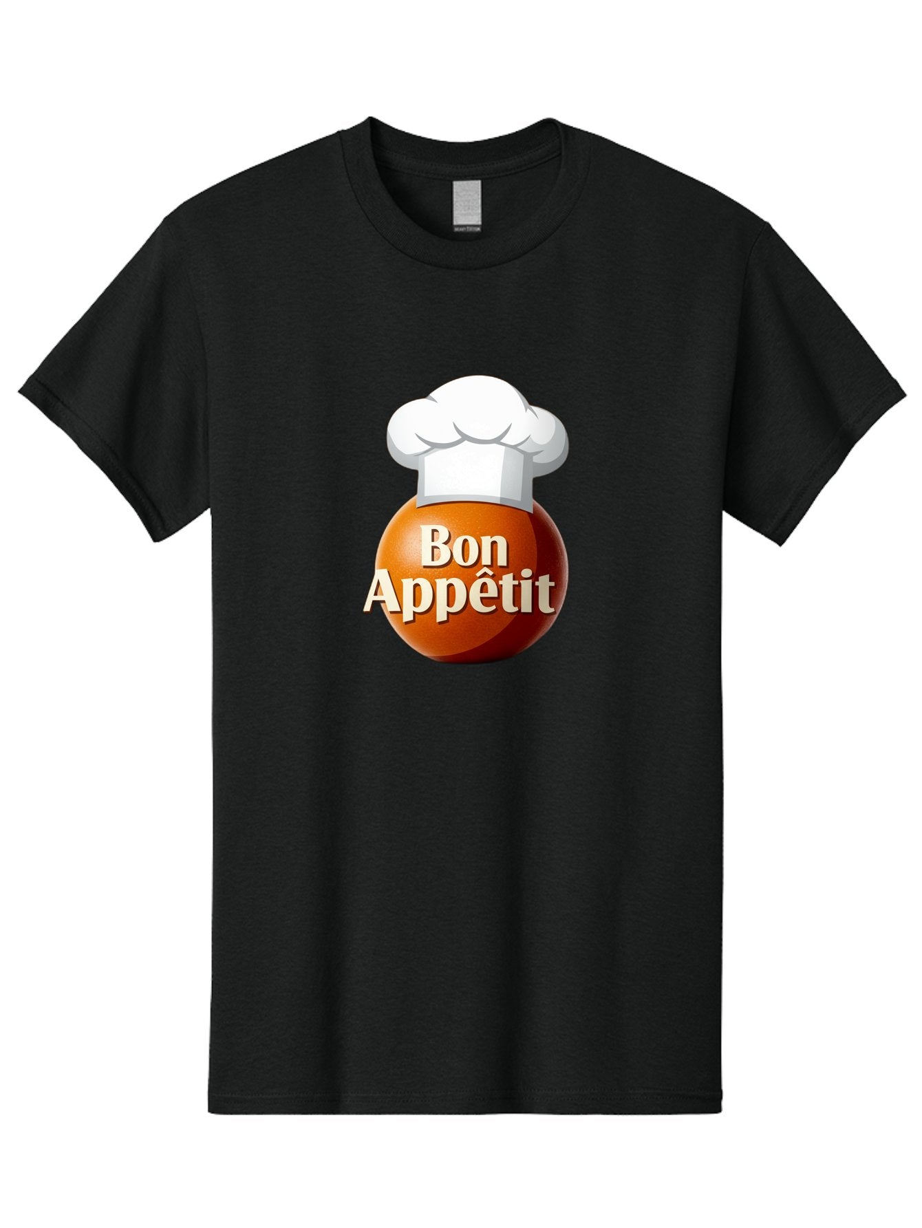 Bon-Appetit-1 Men'S Graphic Tee, 100% Cotton, Comfortable Casual Summer Wear, Machine Washable, Bon Appetit, Chef Hat, Cooking, Cuisine, Culinary Arts, Chef'S Hat, Gourmet, Fine Dining, Restaurant, Culinary Delights, Foodie, Epicure Bac676 12