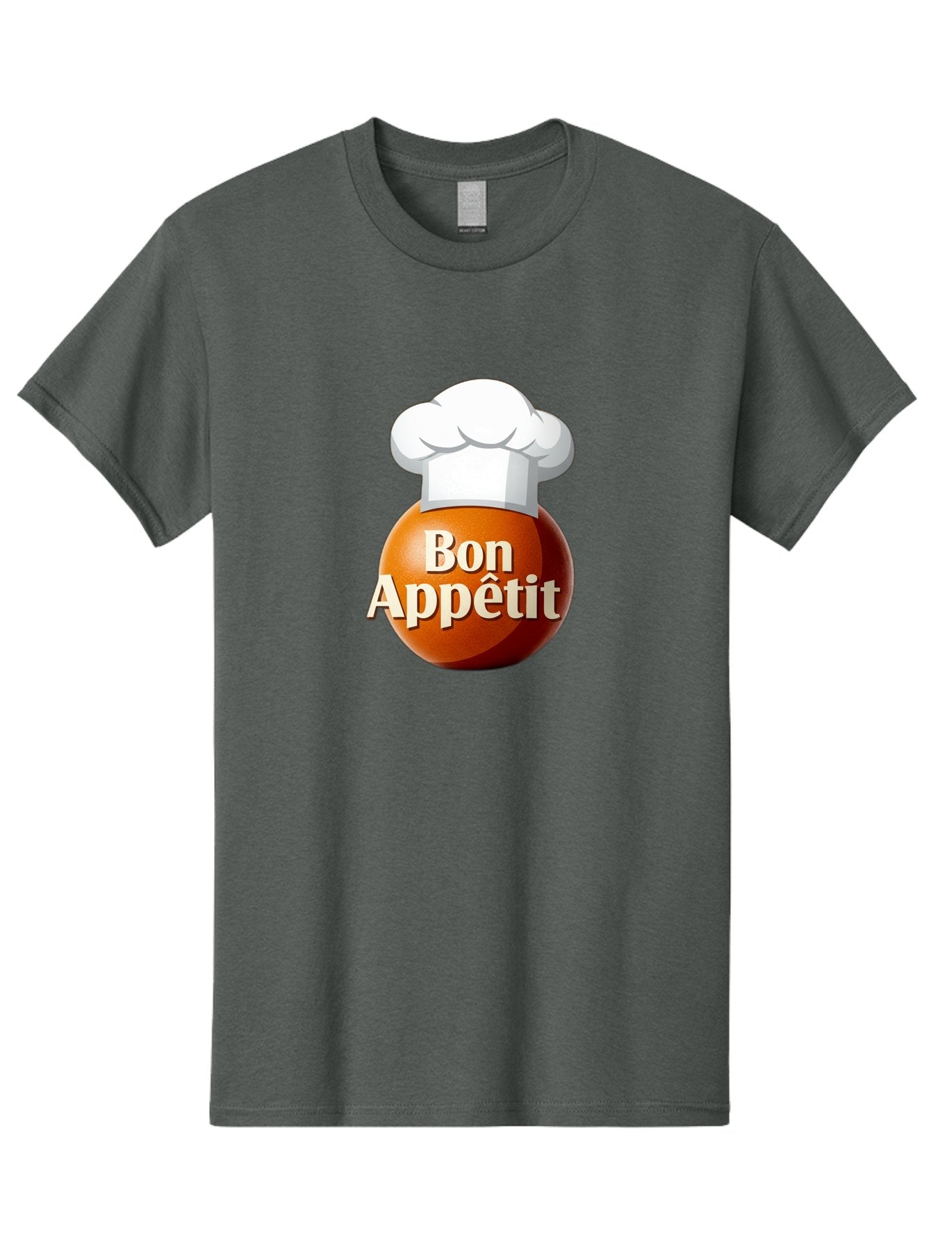 Bon-Appetit-1 Men'S Graphic Tee, 100% Cotton, Comfortable Casual Summer Wear, Machine Washable, Bon Appetit, Chef Hat, Cooking, Cuisine, Culinary Arts, Chef'S Hat, Gourmet, Fine Dining, Restaurant, Culinary Delights, Foodie, Epicure Bac676 11