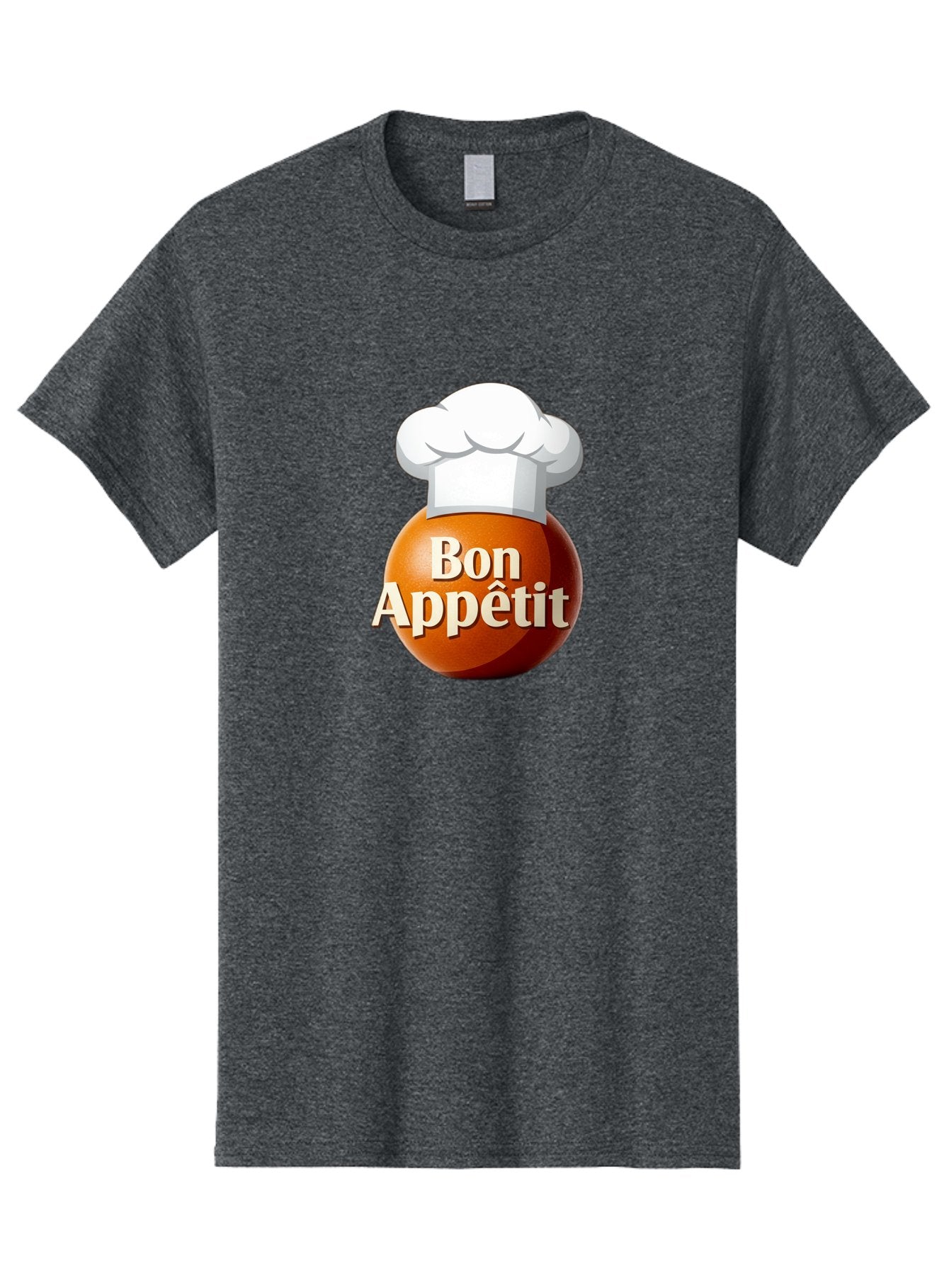 Bon-Appetit-1 Men'S Graphic Tee, 100% Cotton, Comfortable Casual Summer Wear, Machine Washable, Bon Appetit, Chef Hat, Cooking, Cuisine, Culinary Arts, Chef'S Hat, Gourmet, Fine Dining, Restaurant, Culinary Delights, Foodie, Epicure Bac676 5
