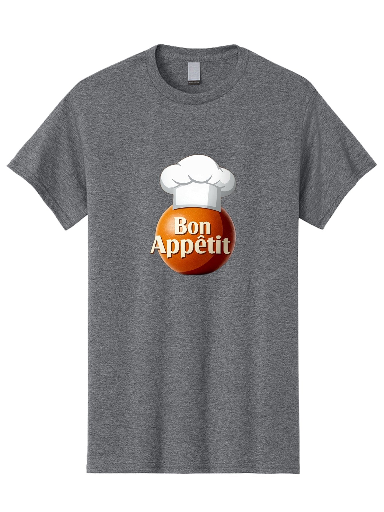 Bon-Appetit-1 Men'S Graphic Tee, 100% Cotton, Comfortable Casual Summer Wear, Machine Washable, Bon Appetit, Chef Hat, Cooking, Cuisine, Culinary Arts, Chef'S Hat, Gourmet, Fine Dining, Restaurant, Culinary Delights, Foodie, Epicure Bac676 15