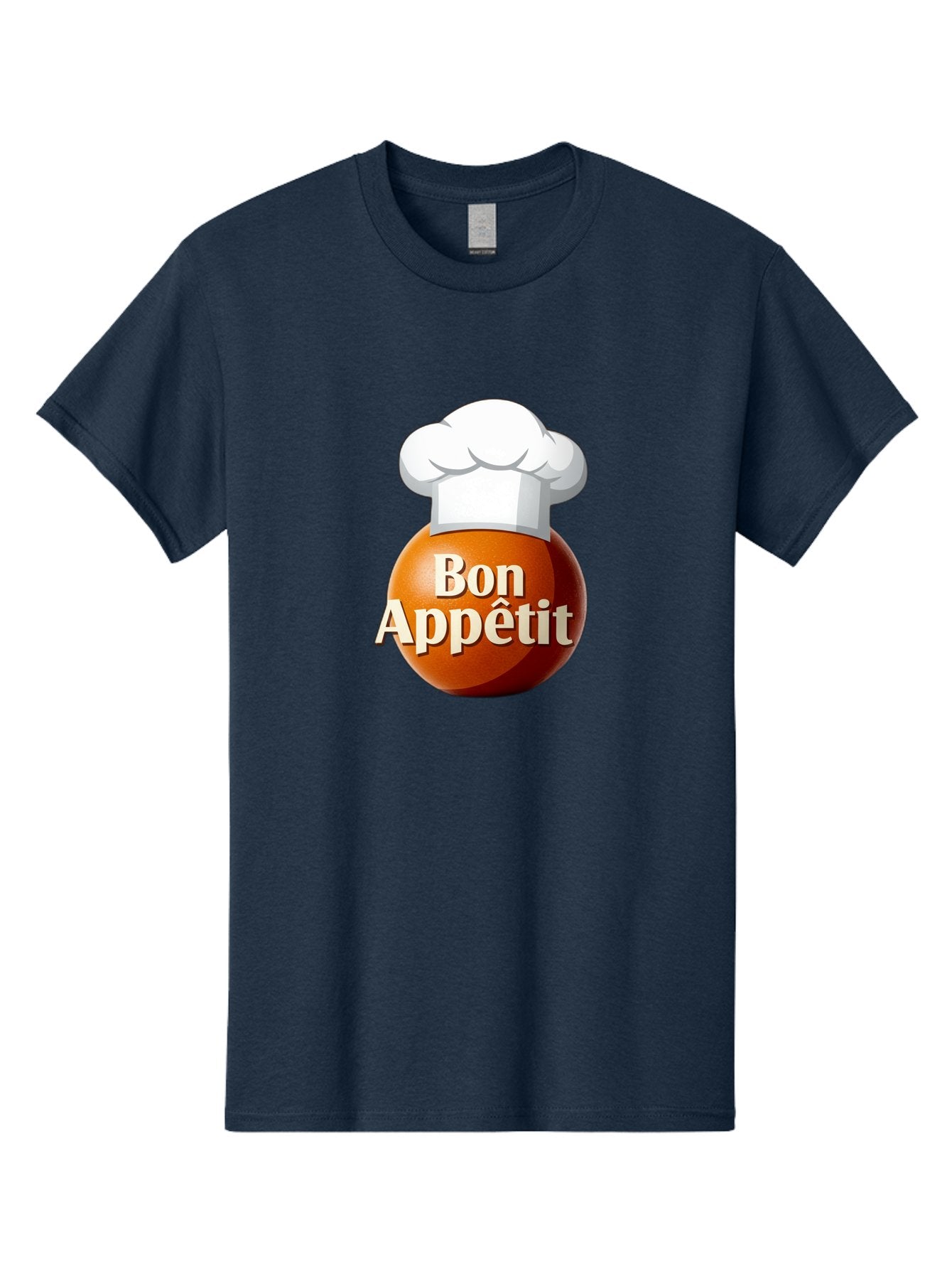 Bon-Appetit-1 Men'S Graphic Tee, 100% Cotton, Comfortable Casual Summer Wear, Machine Washable, Bon Appetit, Chef Hat, Cooking, Cuisine, Culinary Arts, Chef'S Hat, Gourmet, Fine Dining, Restaurant, Culinary Delights, Foodie, Epicure Bac676 8
