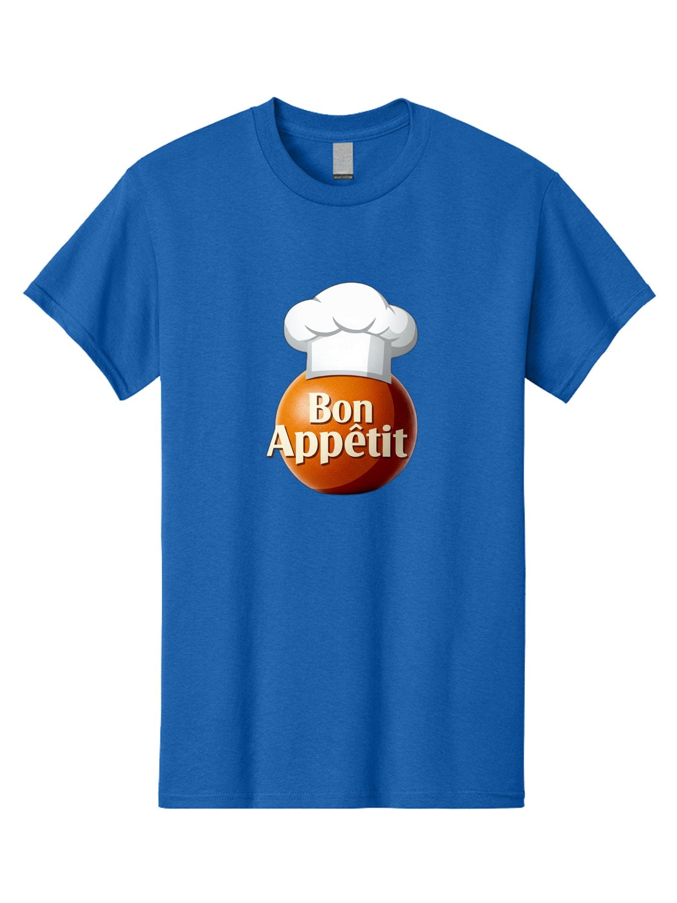 Bon-Appetit-1 Men'S Graphic Tee, 100% Cotton, Comfortable Casual Summer Wear, Machine Washable, Bon Appetit, Chef Hat, Cooking, Cuisine, Culinary Arts, Chef'S Hat, Gourmet, Fine Dining, Restaurant, Culinary Delights, Foodie, Epicure Bac676 6
