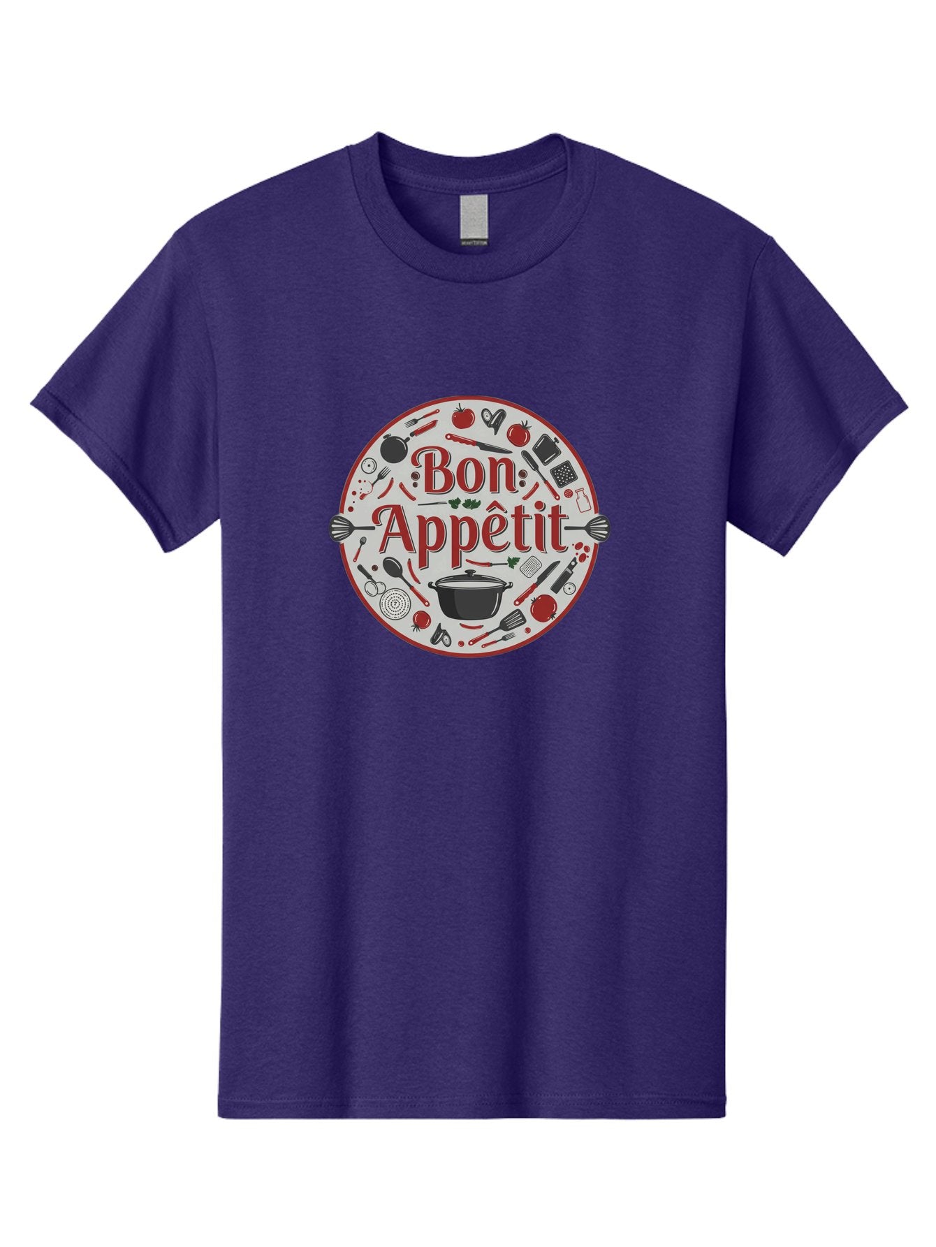Bon-Appetit-2 Men'S Graphic Tee, 100% Cotton, Comfortable Casual Summer Wear, Machine Washable, Cooking Utensils, Kitchen Tools, Culinary Delights, Gourmet Cuisine, Fine Dining, Cooking Essentials, Kitchen Gadgets, Bon Appetit Bac677 9