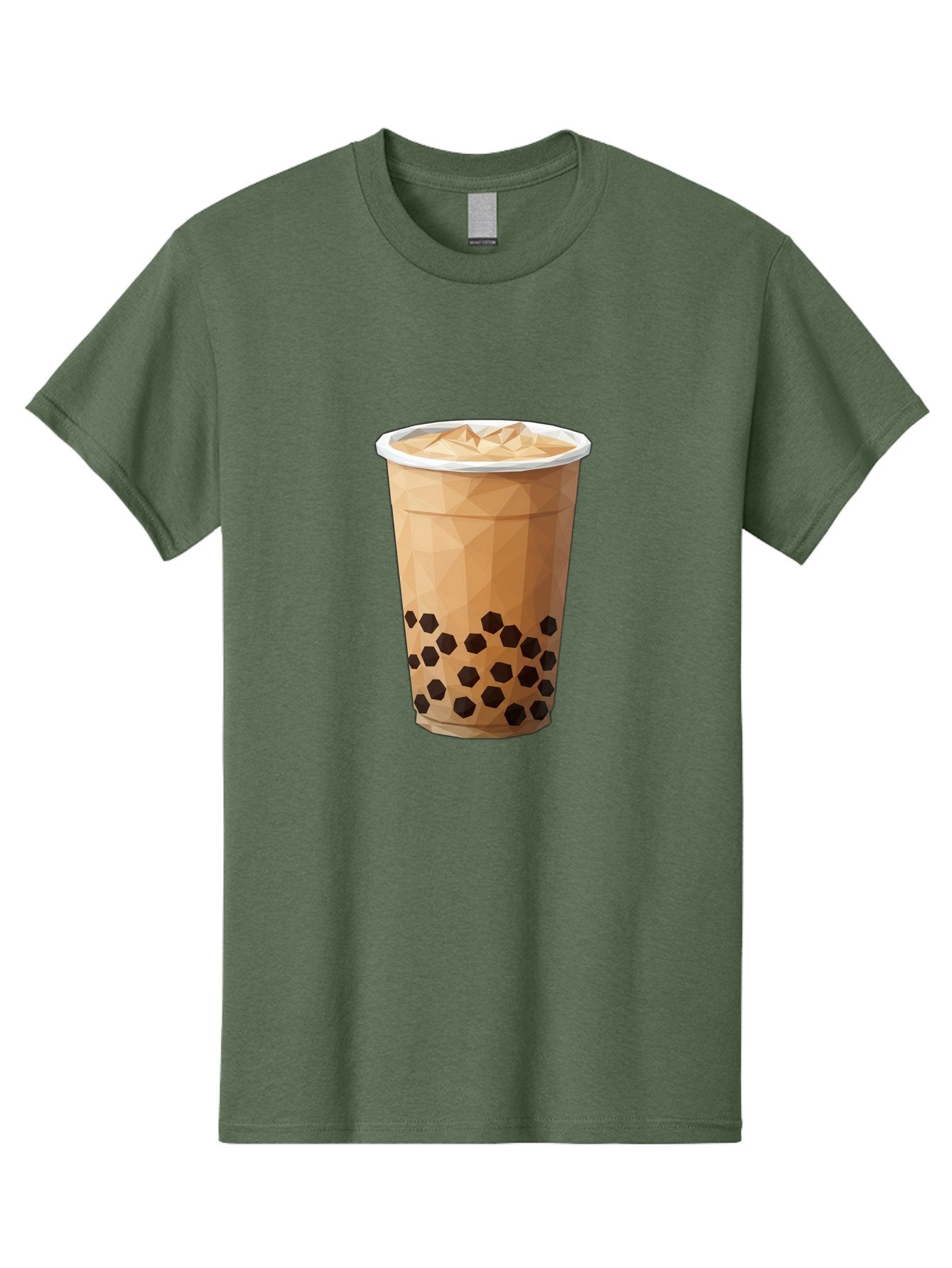 Bubble-Milk-Tea-1 Men'S Graphic Tee, 100% Cotton, Comfortable Casual Summer Wear, Machine Washable, Boba Tea, Milk Tea, Bubble Tea, Drink, Beverage, Iced Tea, Tapioca Pearls, Brown Sugar, Coffee Shop, Cafe Culture, Refreshing Drink, Cold Brew Bac683