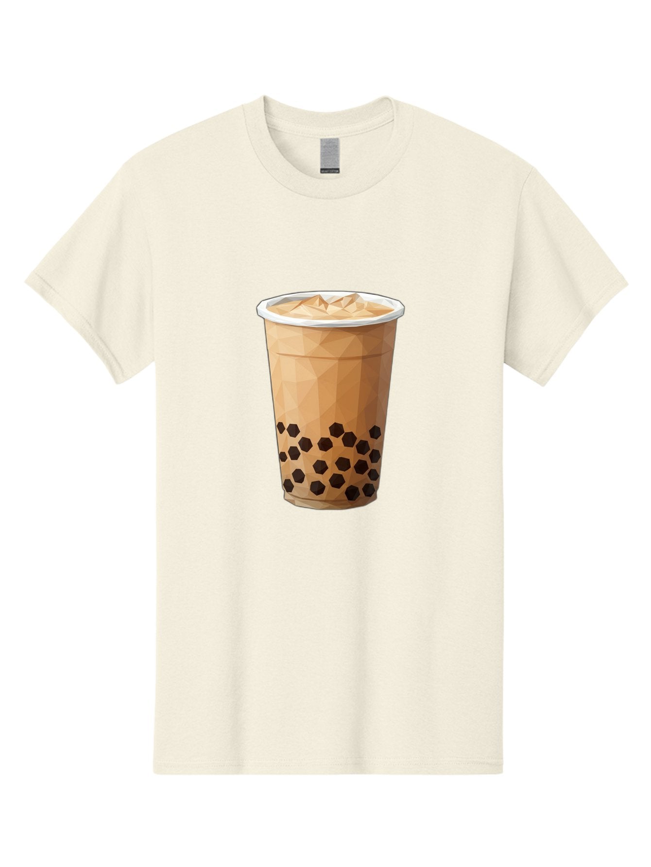 Bubble-Milk-Tea-1 Men'S Graphic Tee, 100% Cotton, Comfortable Casual Summer Wear, Machine Washable, Boba Tea, Milk Tea, Bubble Tea, Drink, Beverage, Iced Tea, Tapioca Pearls, Brown Sugar, Coffee Shop, Cafe Culture, Refreshing Drink, Cold Brew Bac683 8