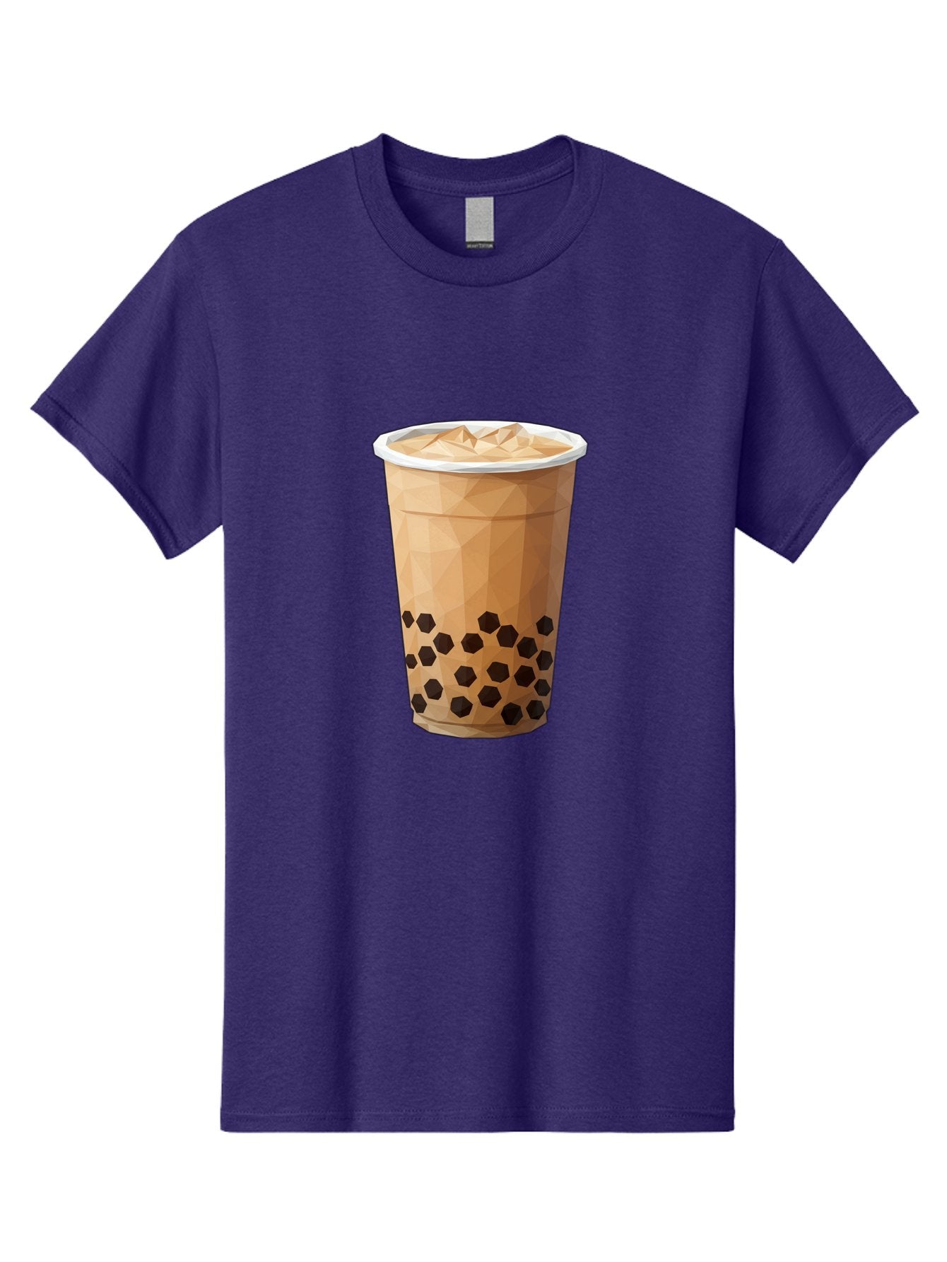 Bubble-Milk-Tea-1 Men'S Graphic Tee, 100% Cotton, Comfortable Casual Summer Wear, Machine Washable, Boba Tea, Milk Tea, Bubble Tea, Drink, Beverage, Iced Tea, Tapioca Pearls, Brown Sugar, Coffee Shop, Cafe Culture, Refreshing Drink, Cold Brew Bac683 11