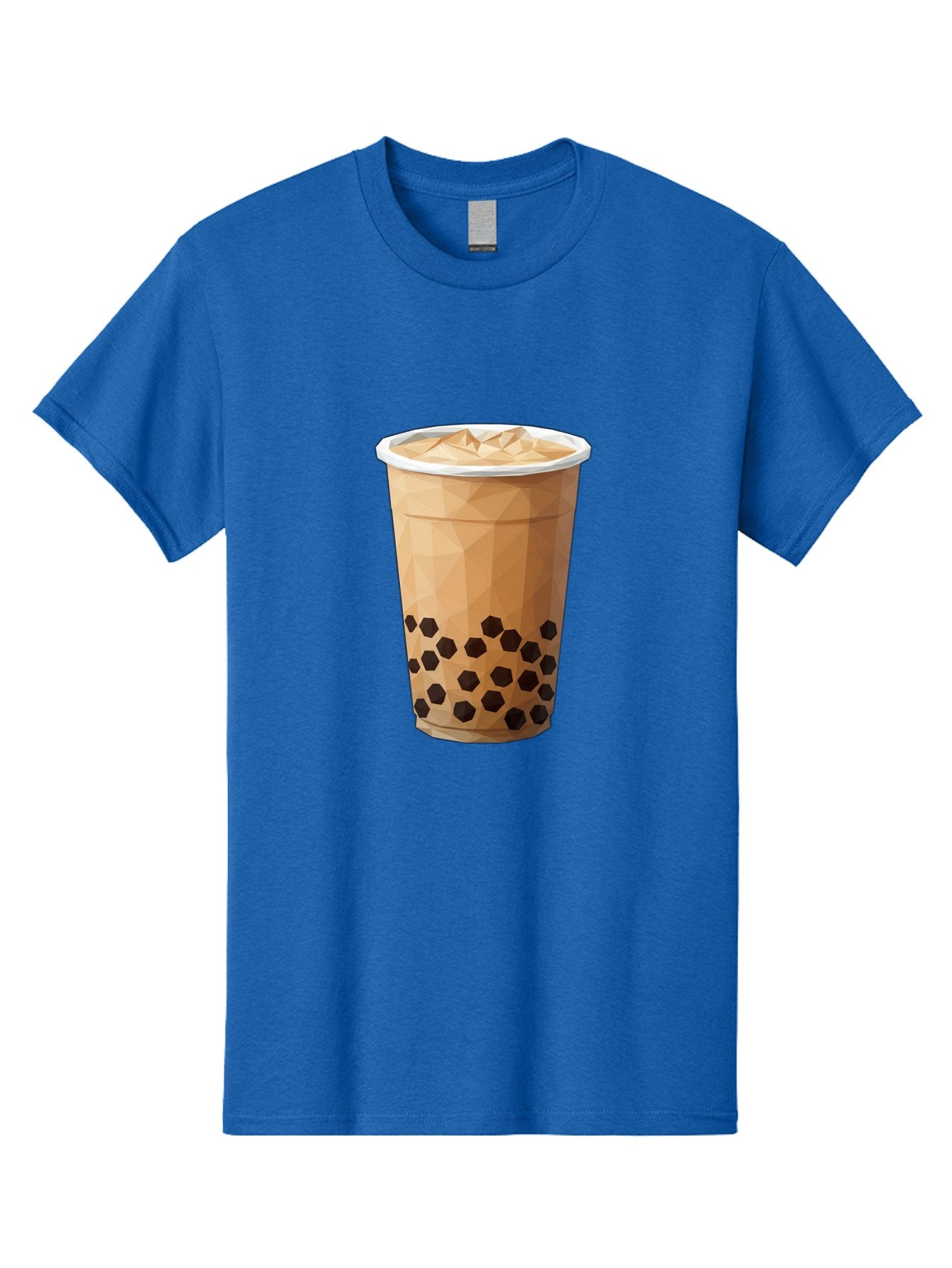 Bubble-Milk-Tea-1 Men'S Graphic Tee, 100% Cotton, Comfortable Casual Summer Wear, Machine Washable, Boba Tea, Milk Tea, Bubble Tea, Drink, Beverage, Iced Tea, Tapioca Pearls, Brown Sugar, Coffee Shop, Cafe Culture, Refreshing Drink, Cold Brew Bac683 15